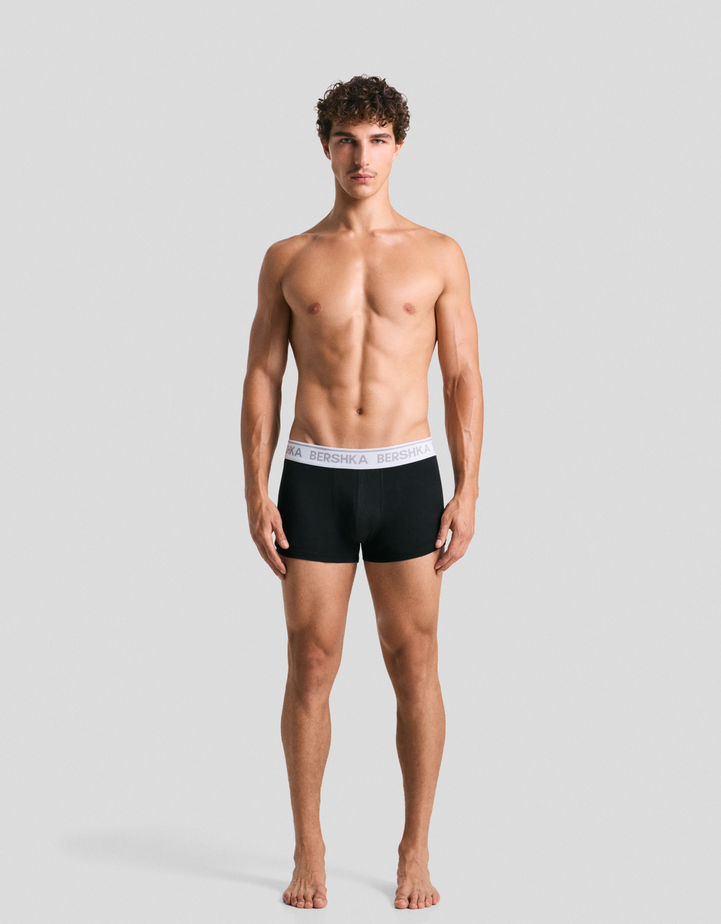 3-pack of boxers with printed waistband — White