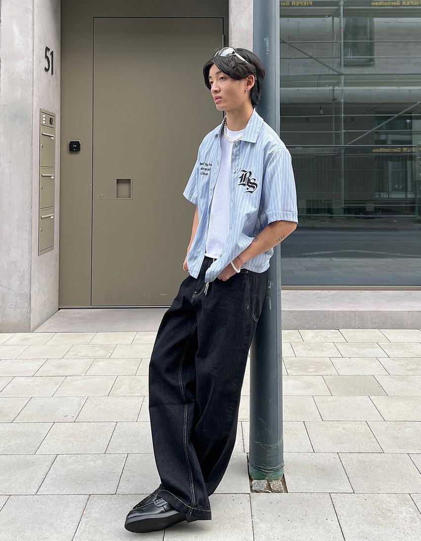 Super baggy jeans-Navy-3