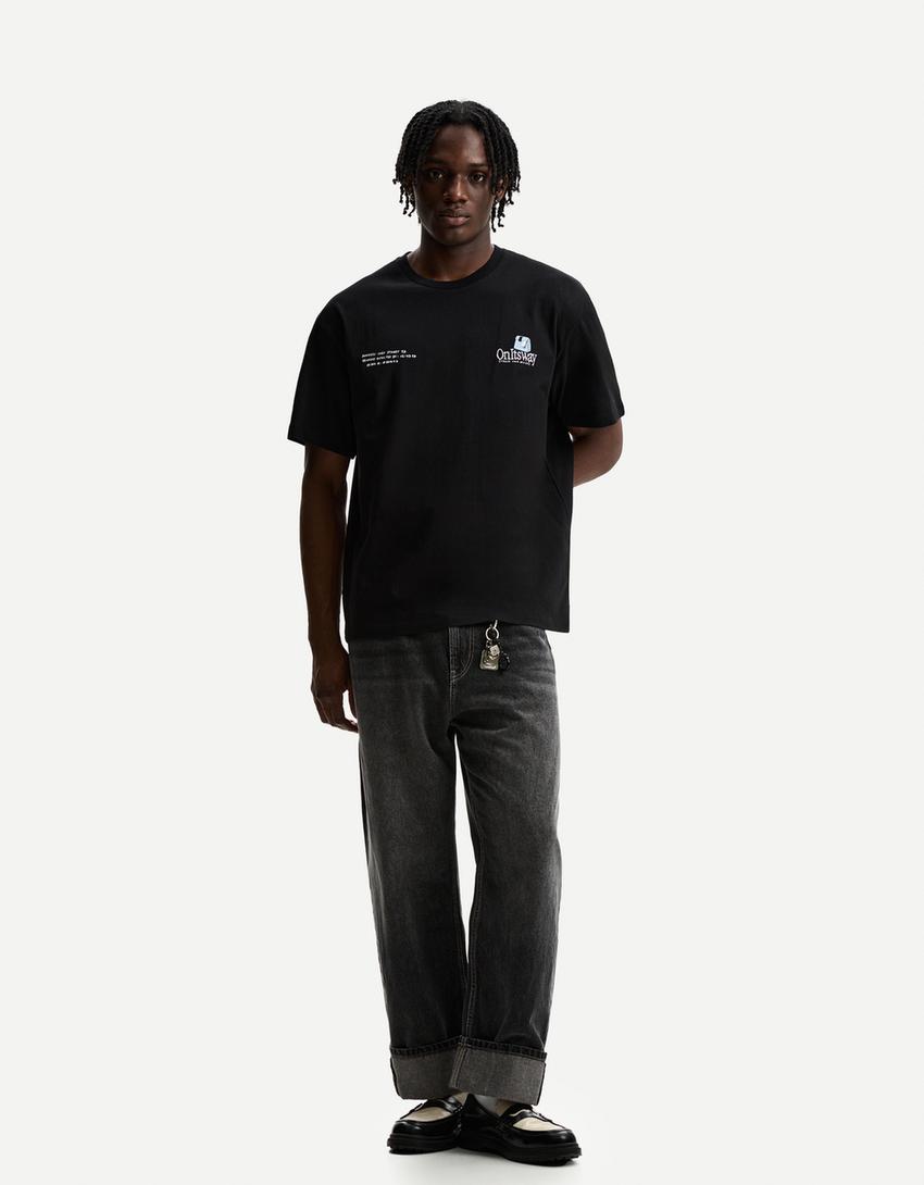 Camiseta manga corta  print
