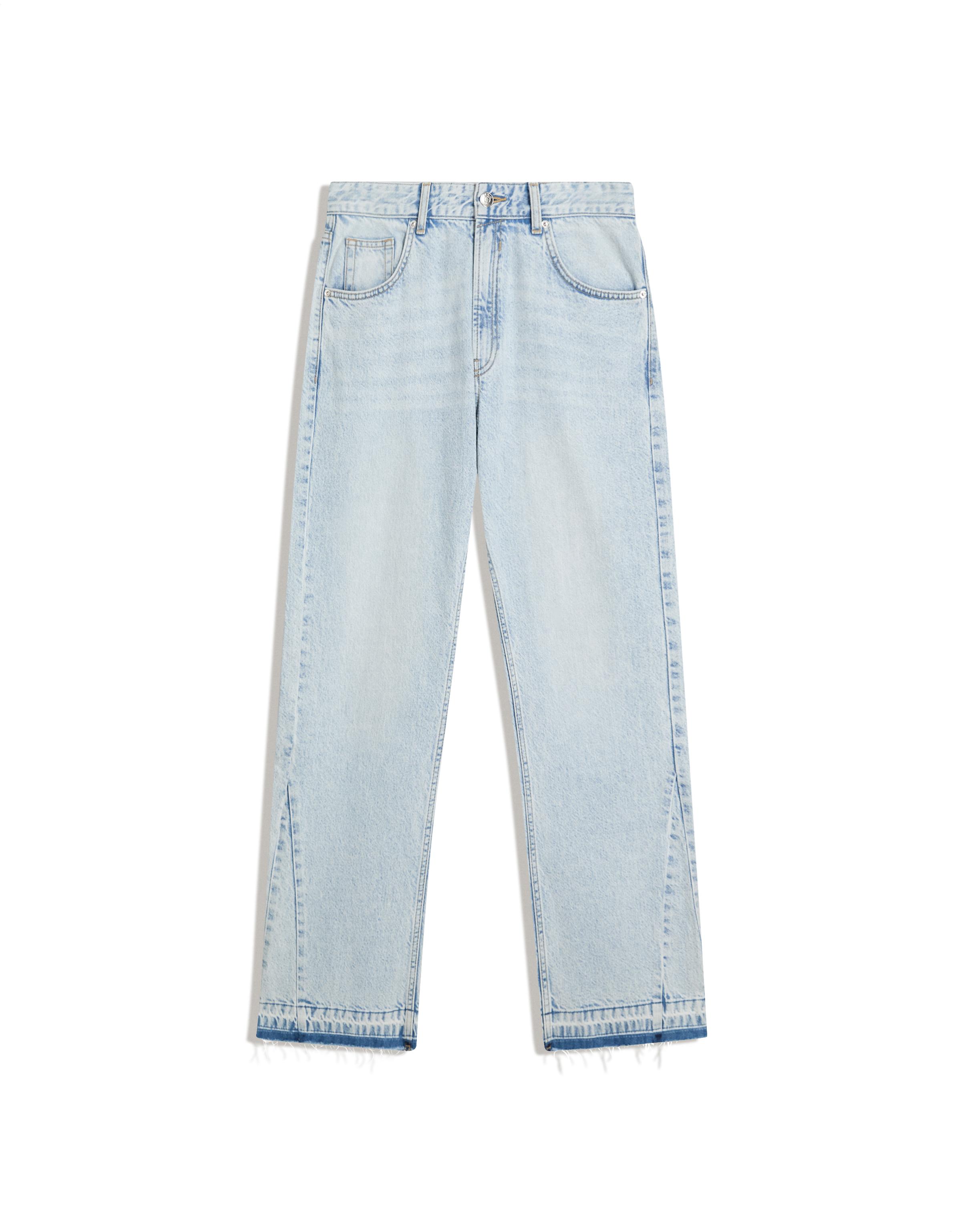 Straight-fit flared jeans — Light blue