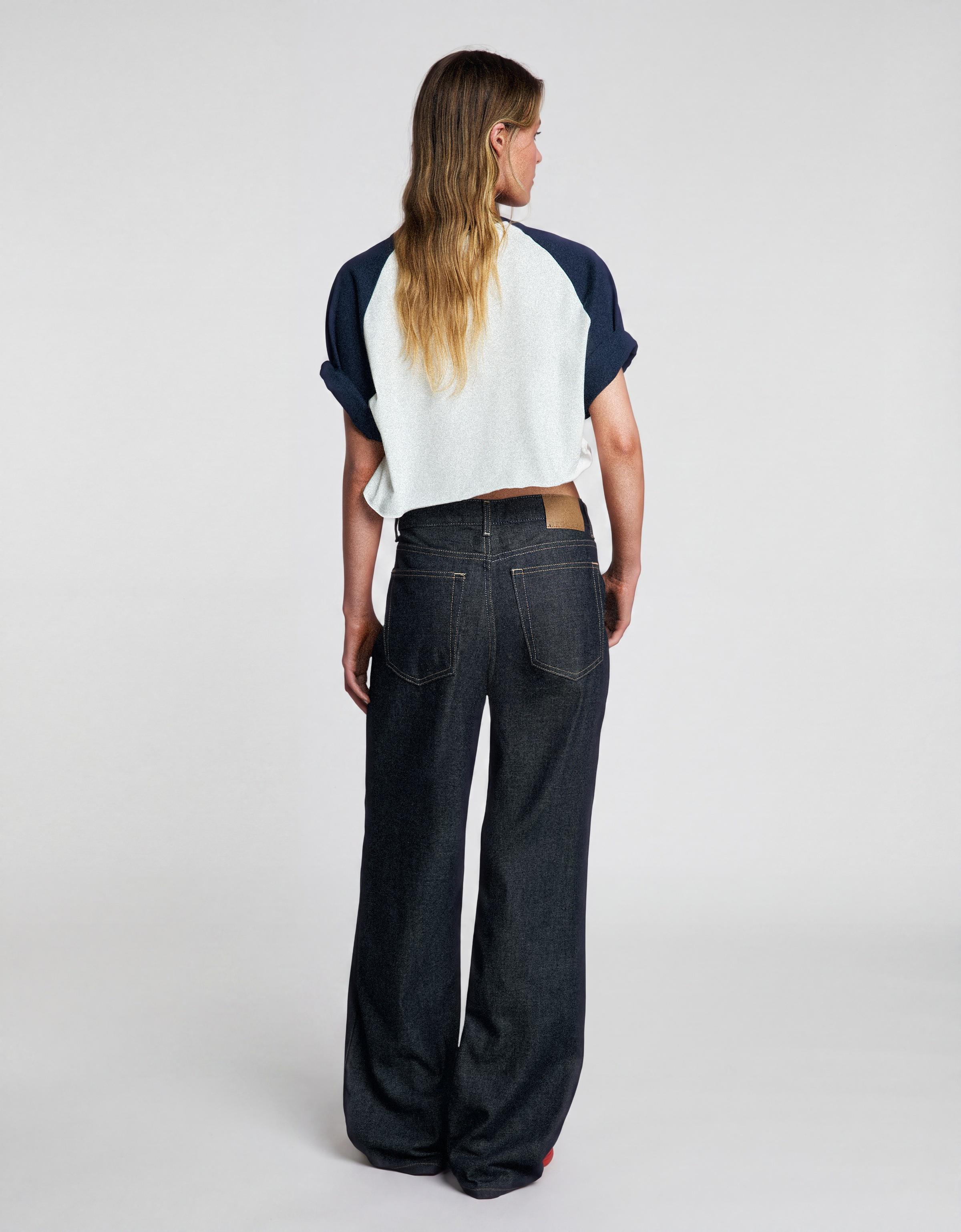 Straight baggy jeans — Navy