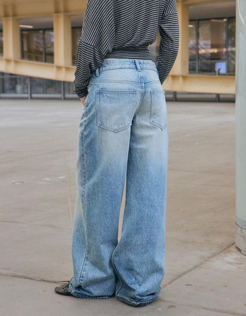 Boyfriend-jeans-Lyseblå-1
