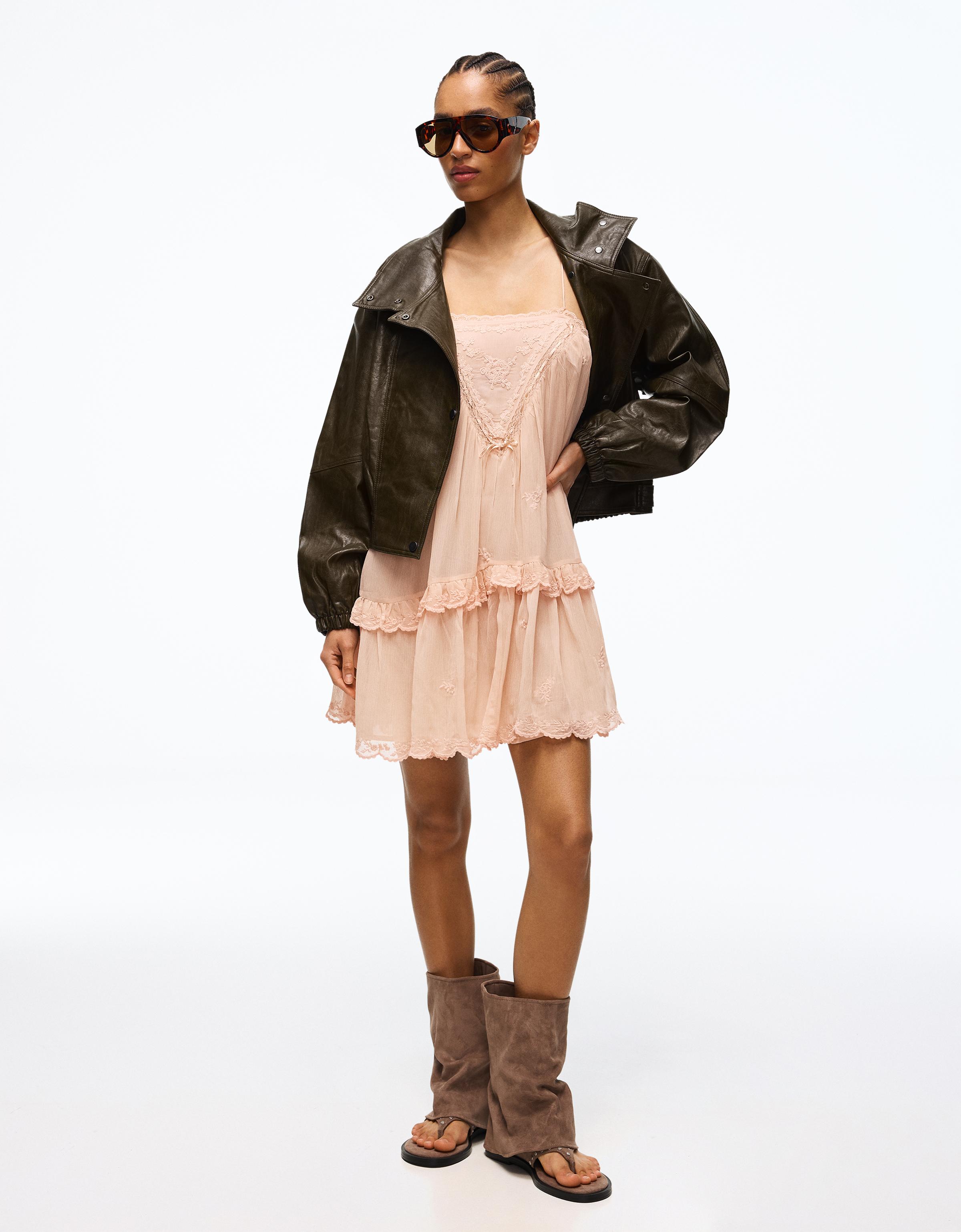 Bohem mini elbise - Görsel 22