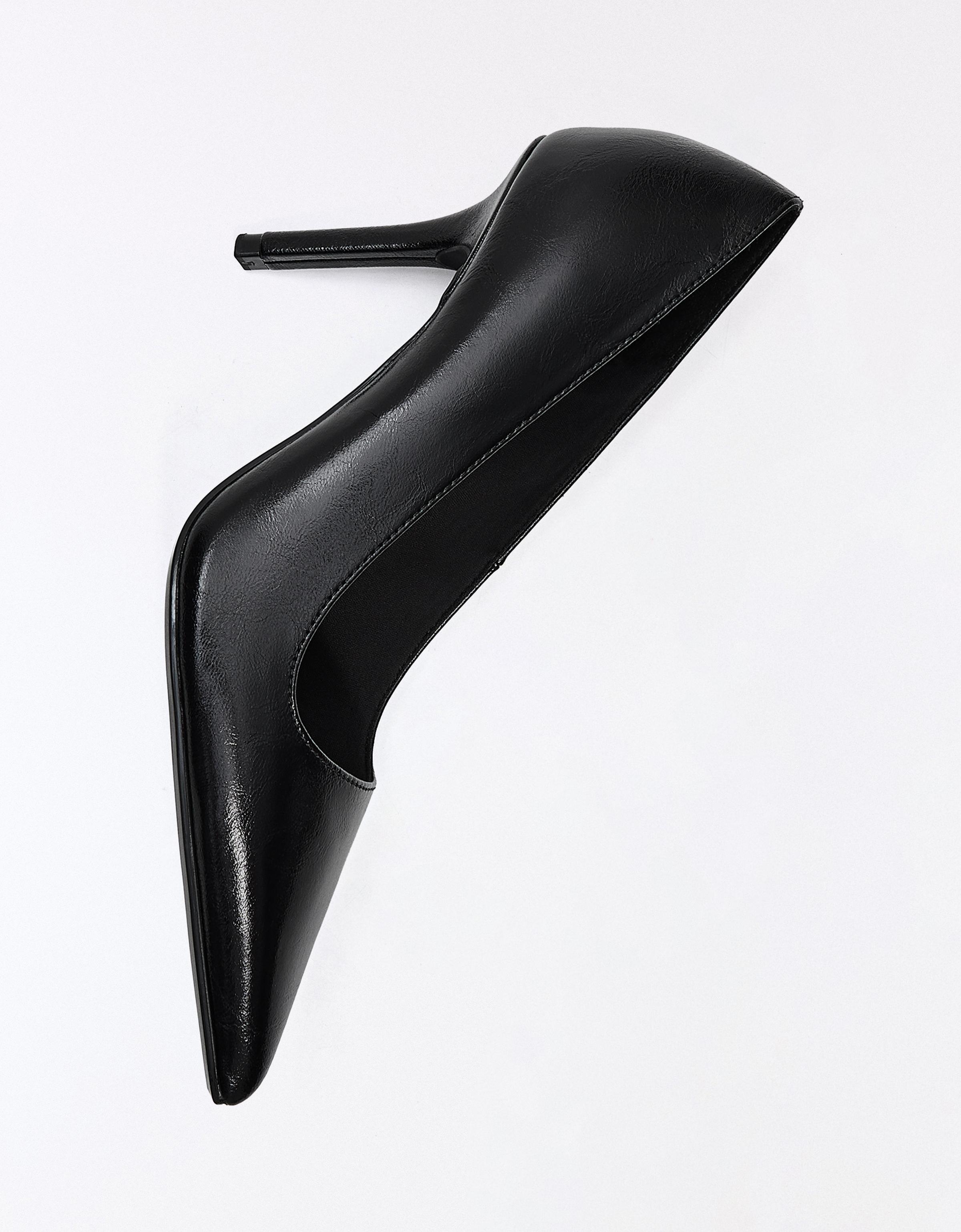 High-heel shoes — BLACK