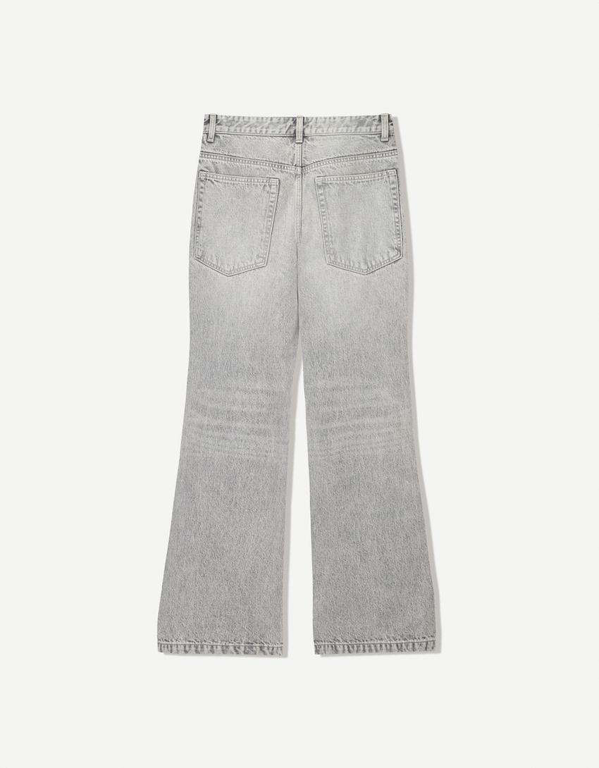 Flared jeans-Grey-5