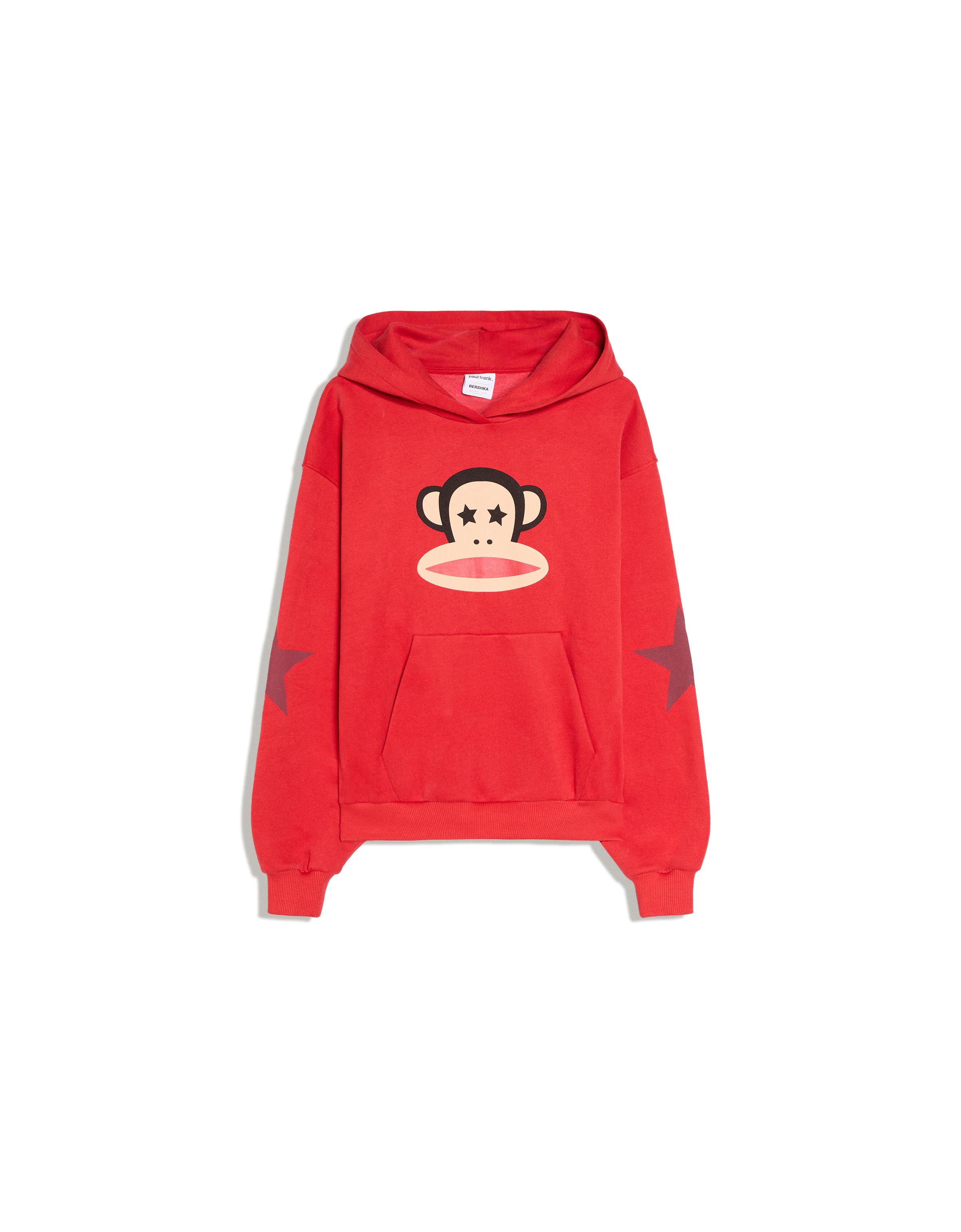 PAUL FRANK print hoodie — Red