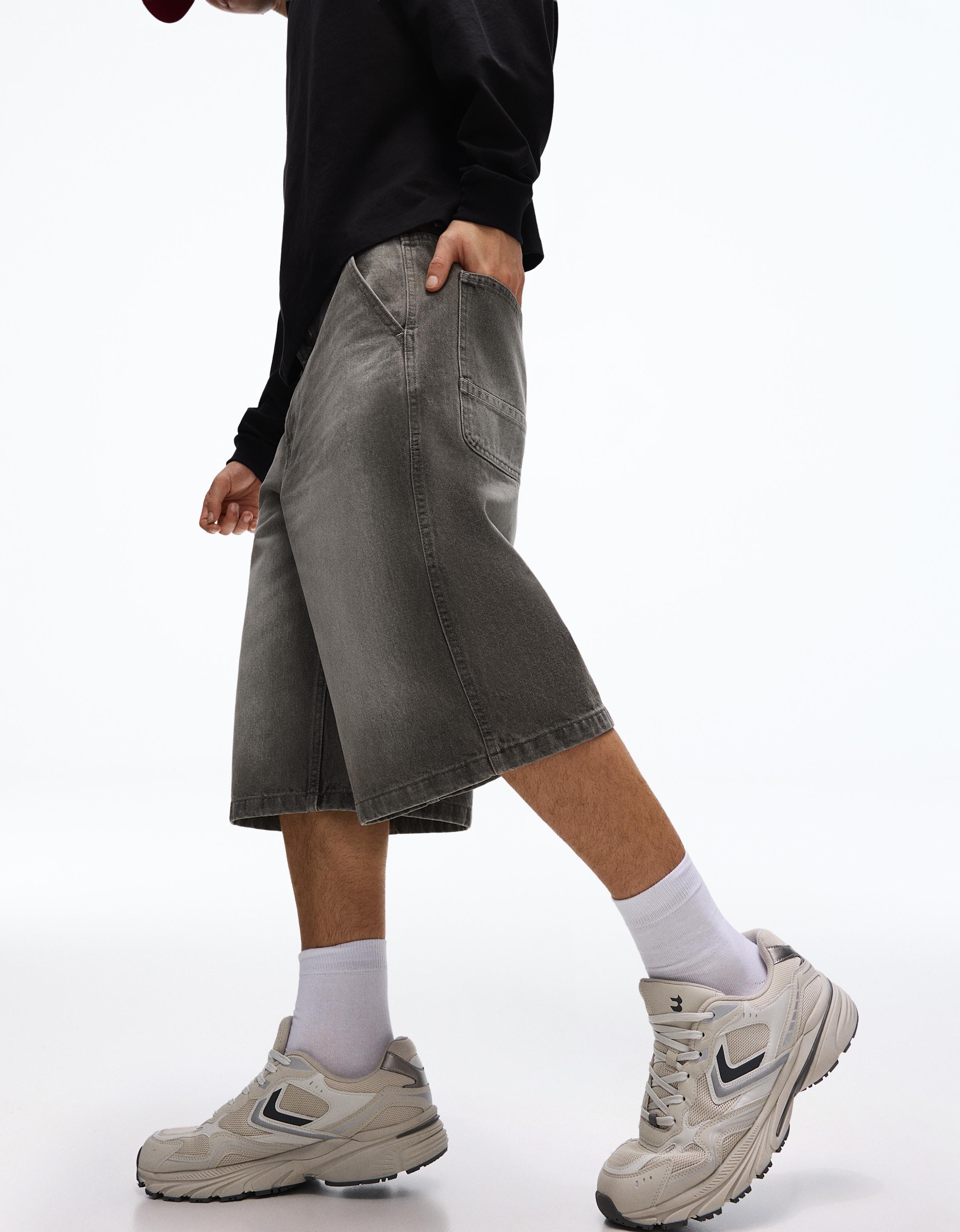 Skater denim bermuda - Görsel 68