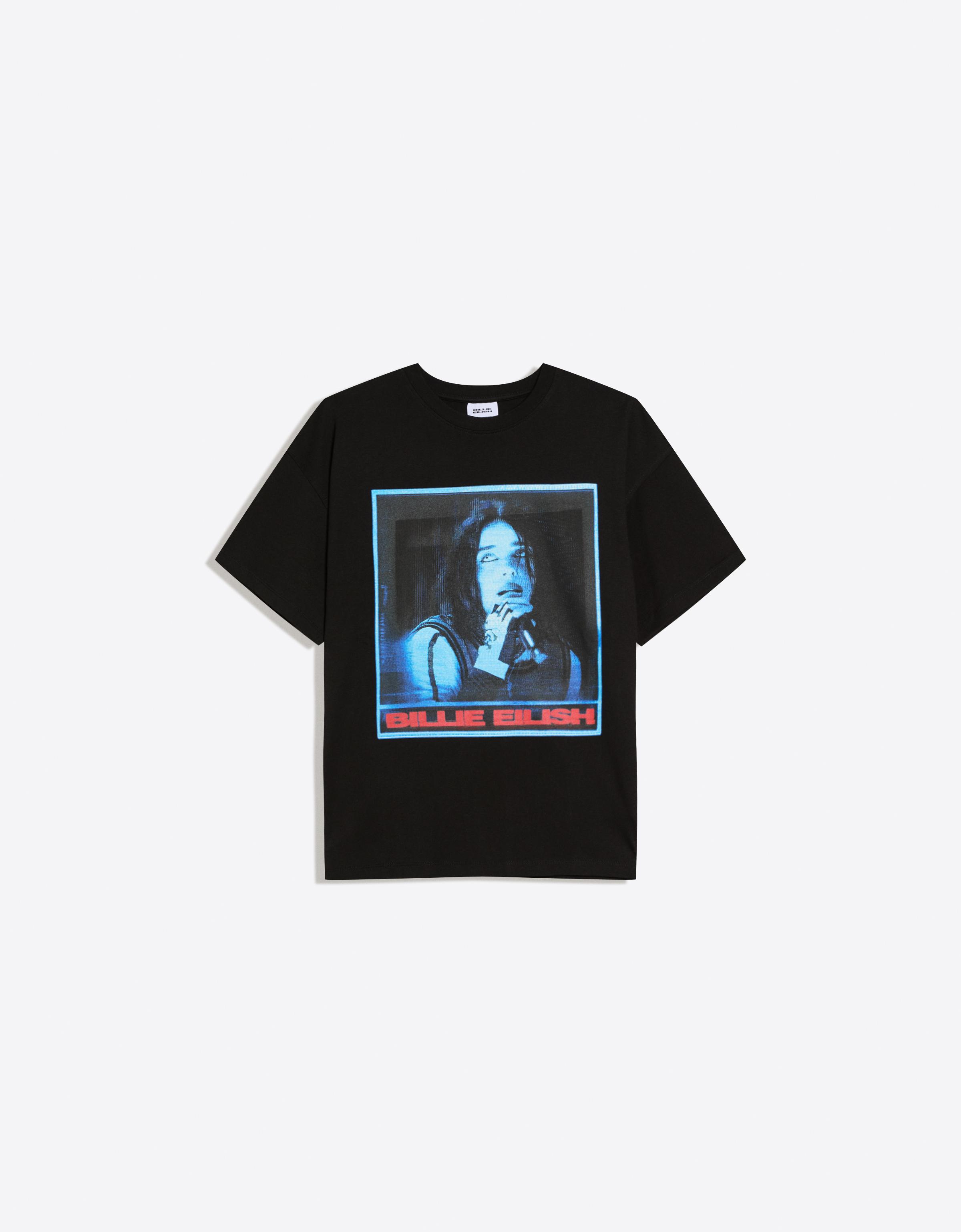Billie Eilish short sleeve print T-shirt - Women | Bershka