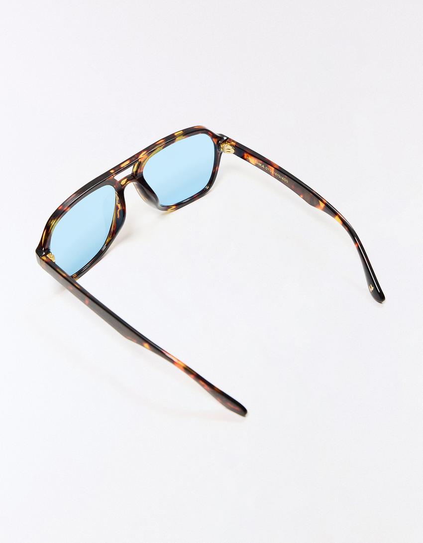 Blue lens sunglasses-Blue