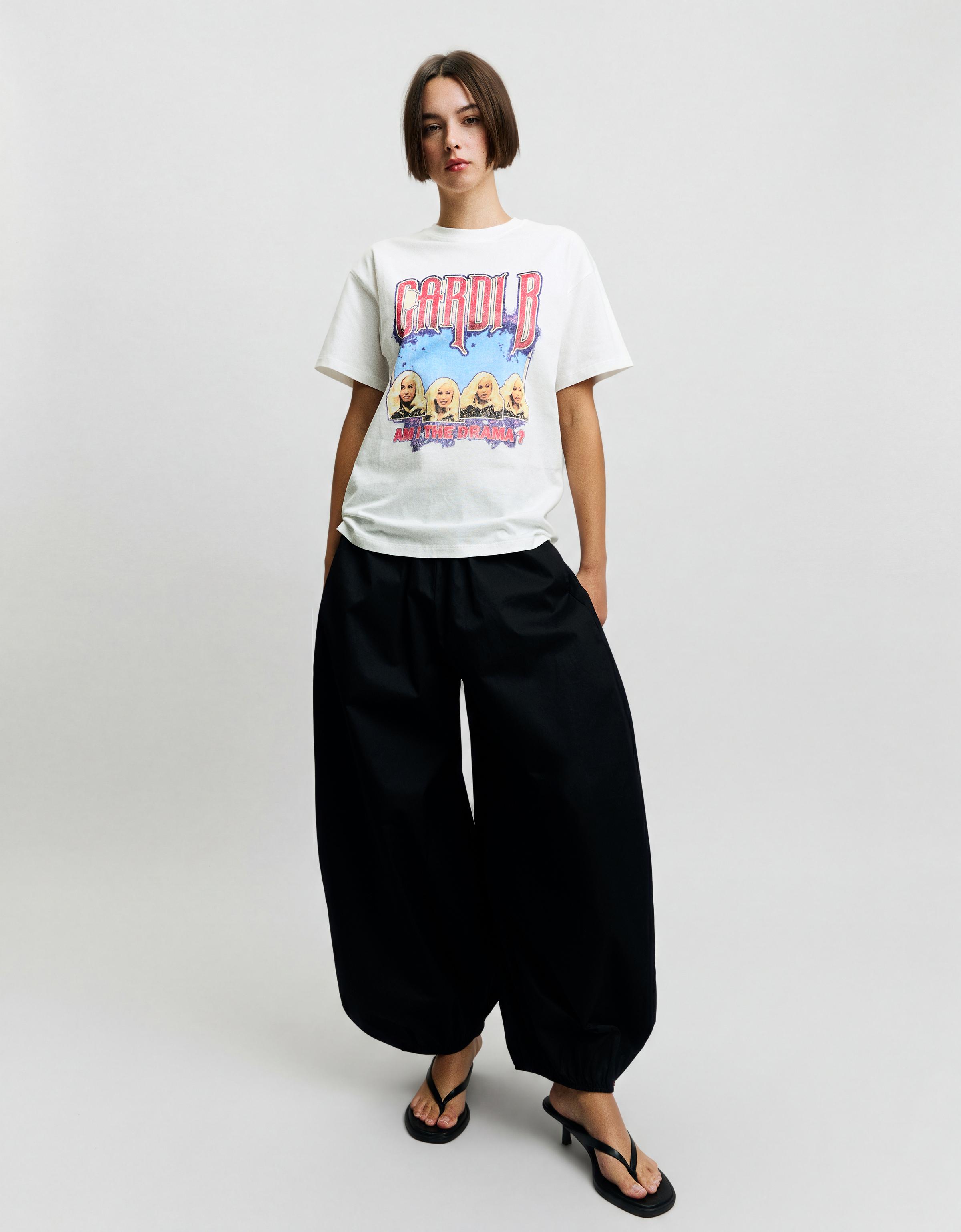 Cardi B. short sleeve print T-shirt