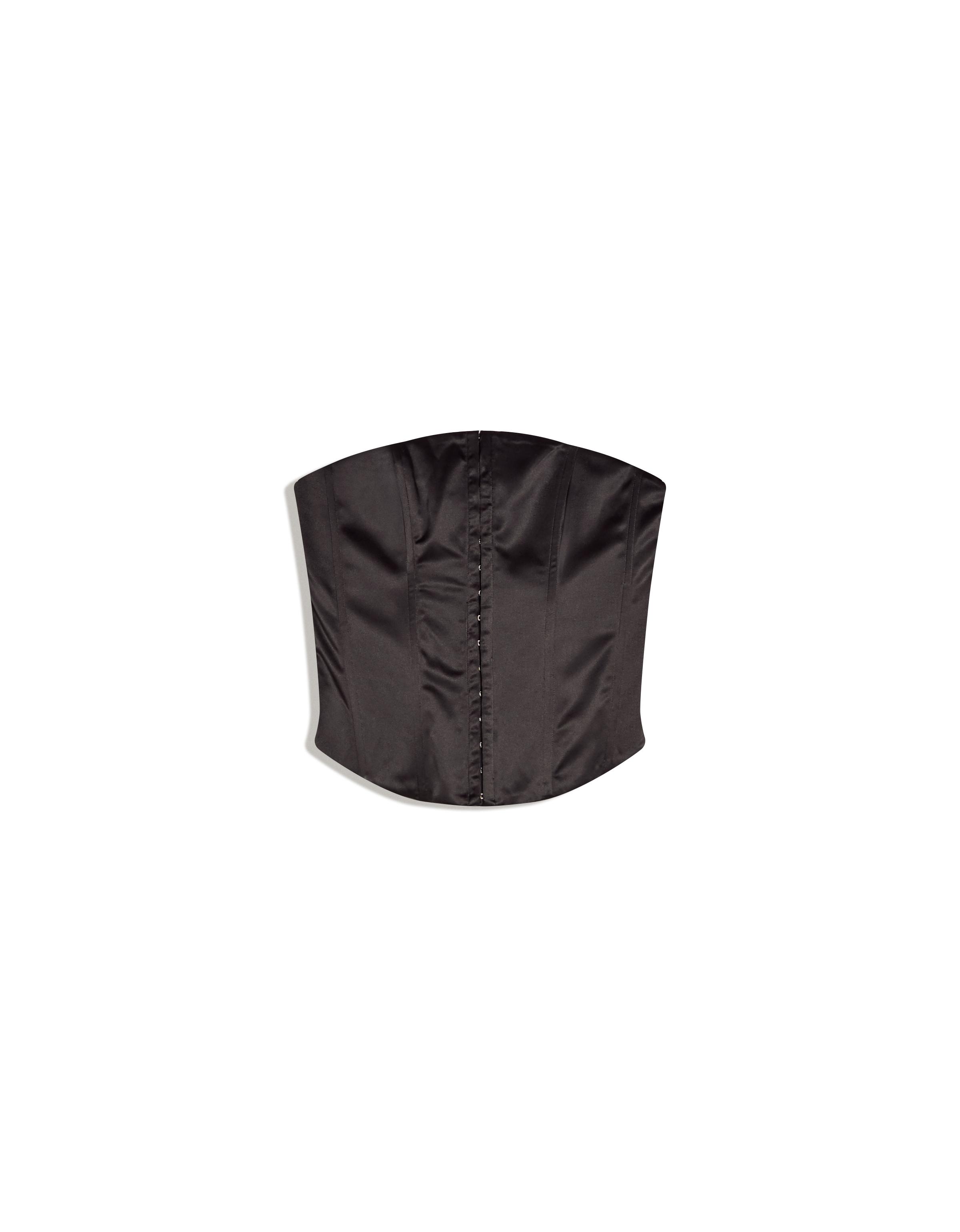 Sateen bustier top