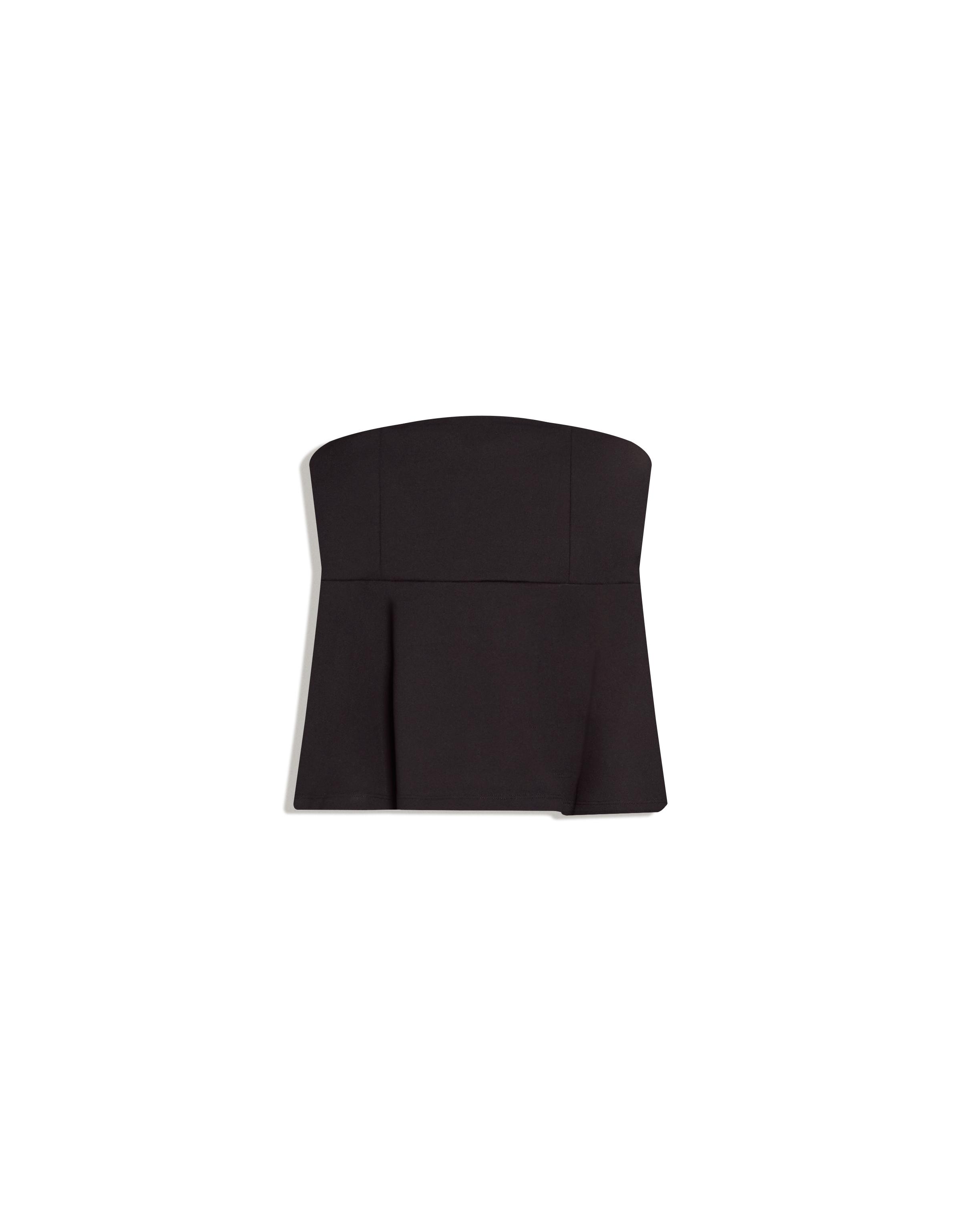 Peplum bandeau top - Görsel 6