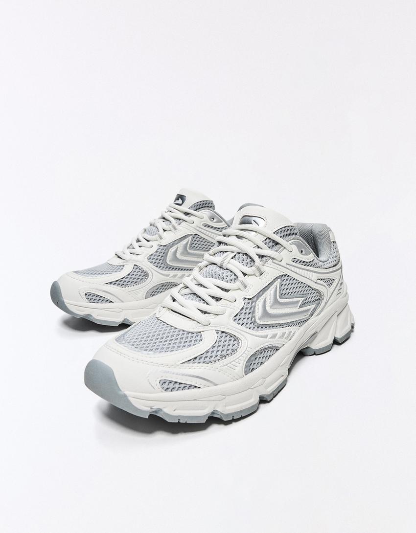 BUTY SPORTOWE Z ŁĄCZONYCH MATERIAŁÓW-Kombinowany