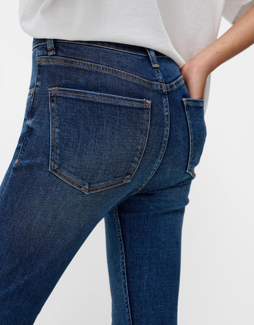 Jeans super high waist skinny-Azul