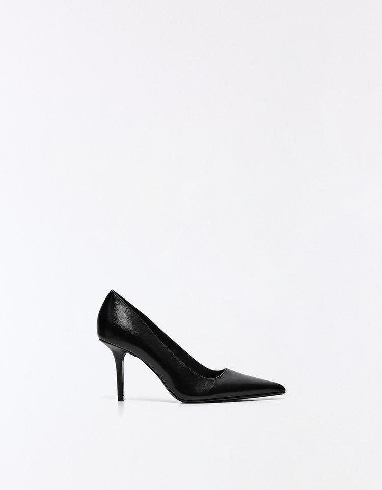 High-heel shoes — BLACK