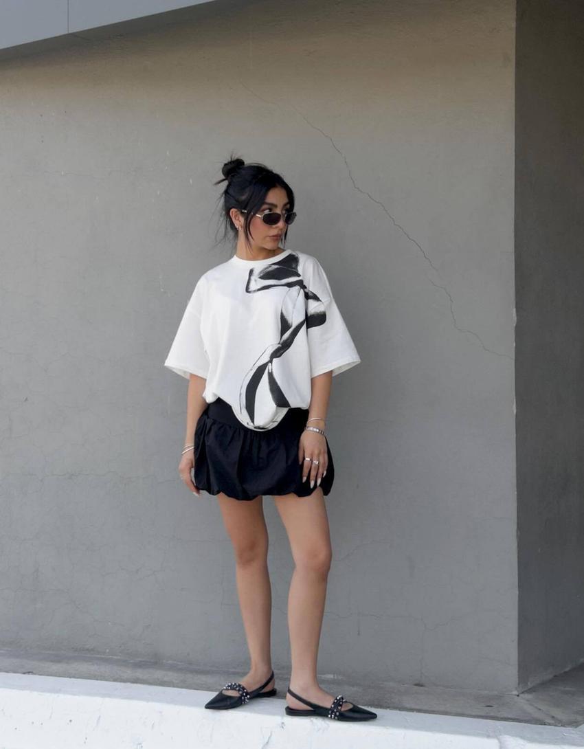 Balon mini etek-Siyah-3