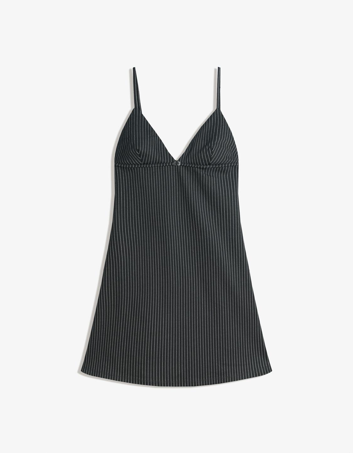 Check mini dress