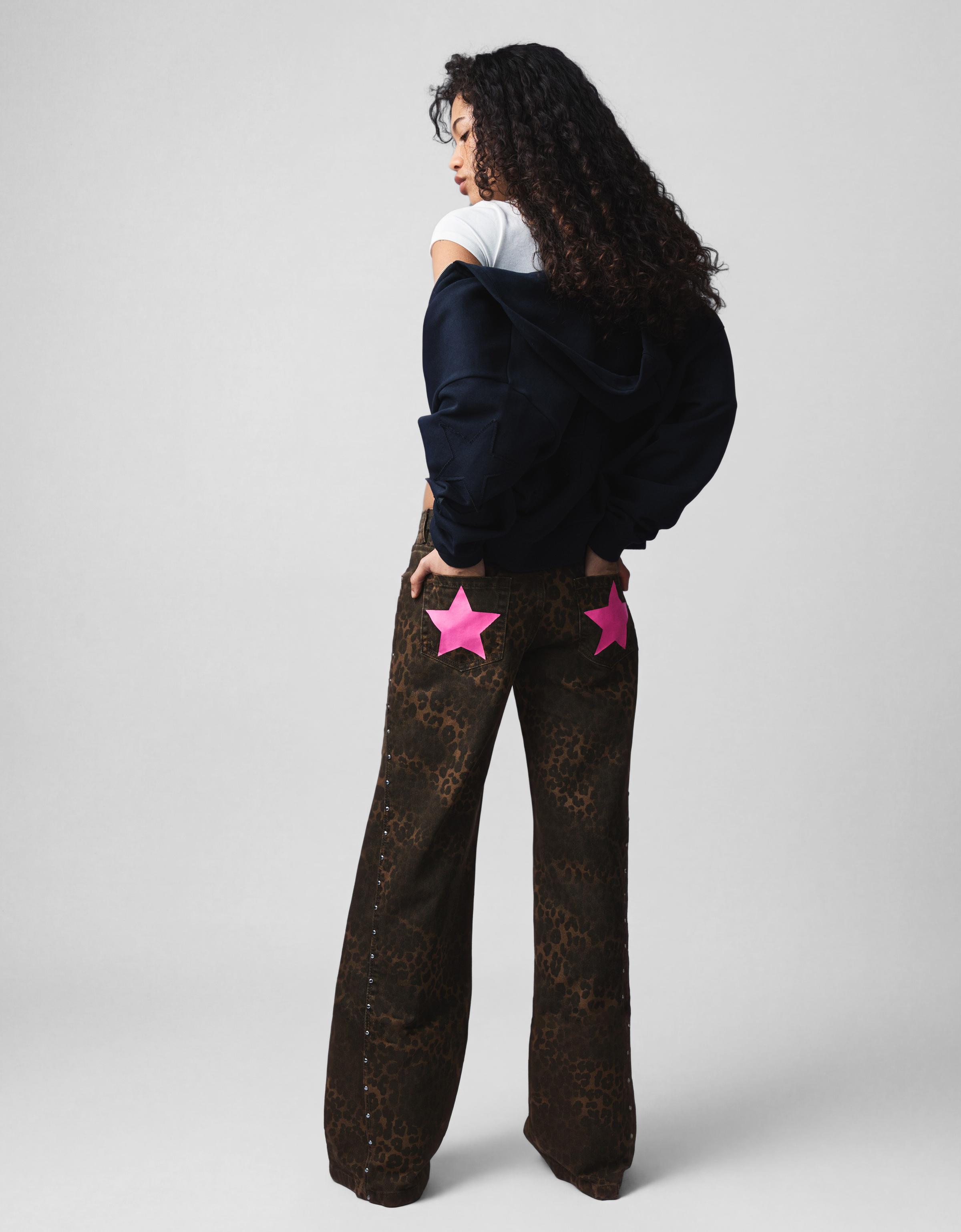 Straight fit fitilli kumaş pantolon - Görsel 59