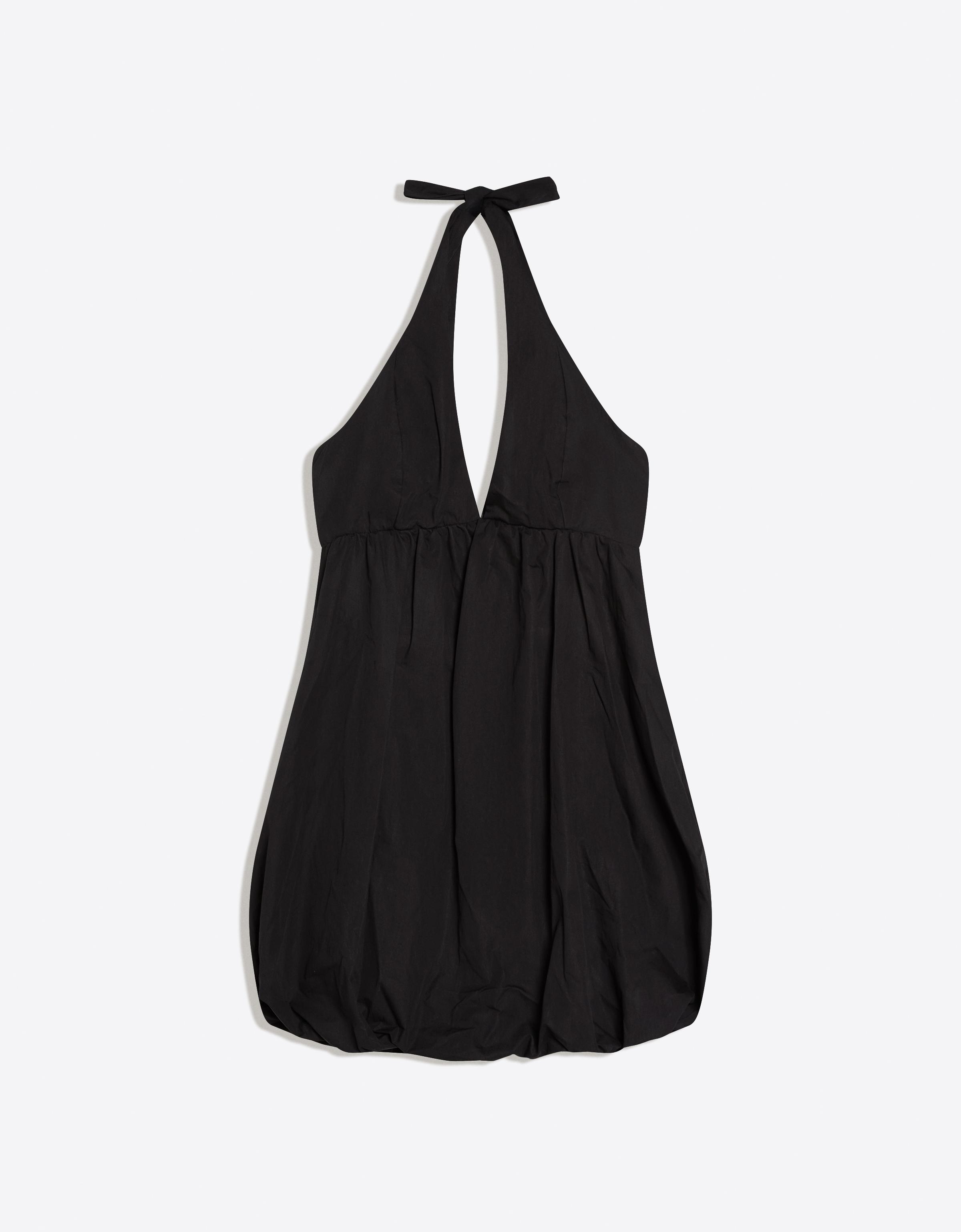 Balon poplin mini elbise - Görsel 10