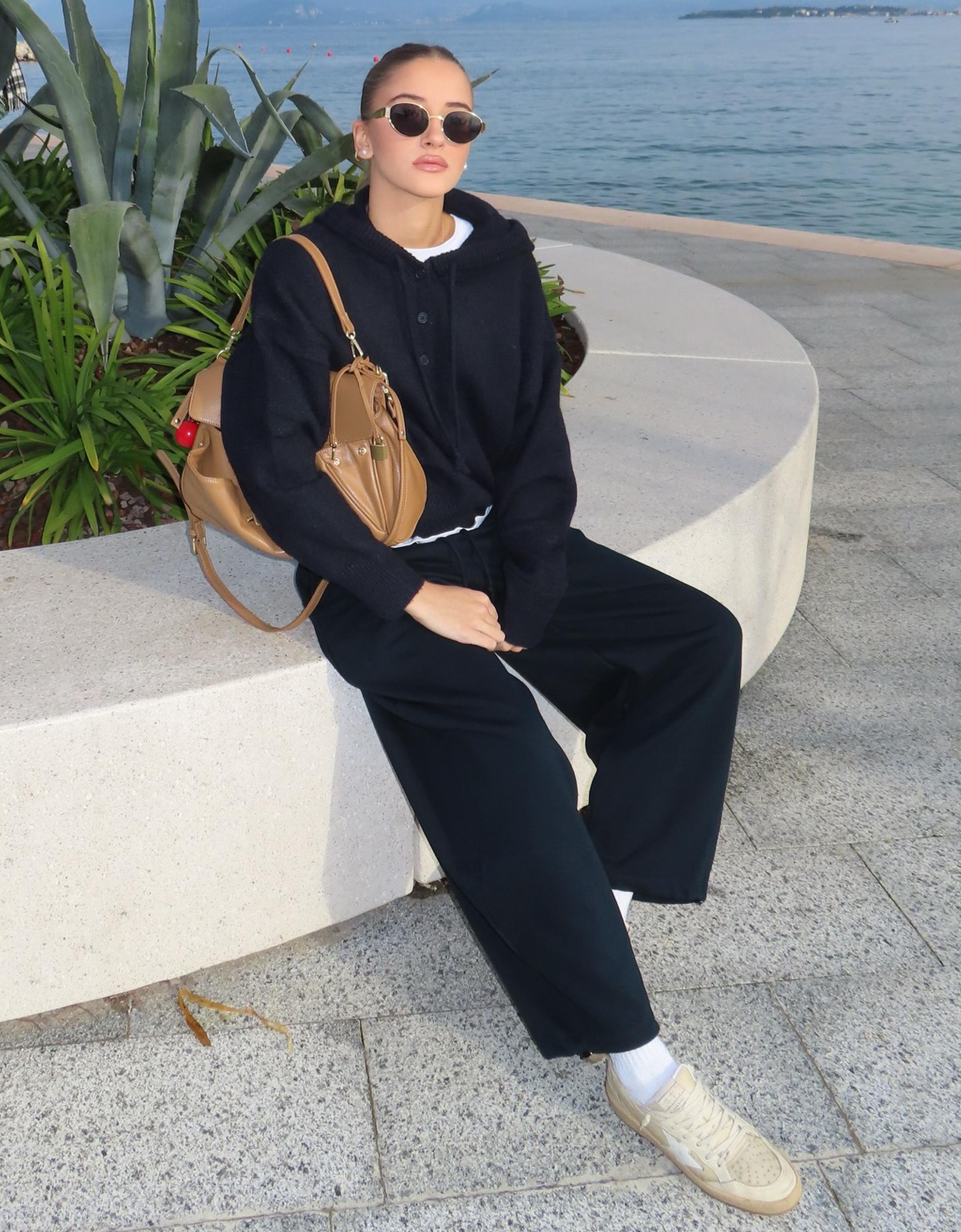 Stoperli barrel fit şardonlu pantolon - Görsel 38