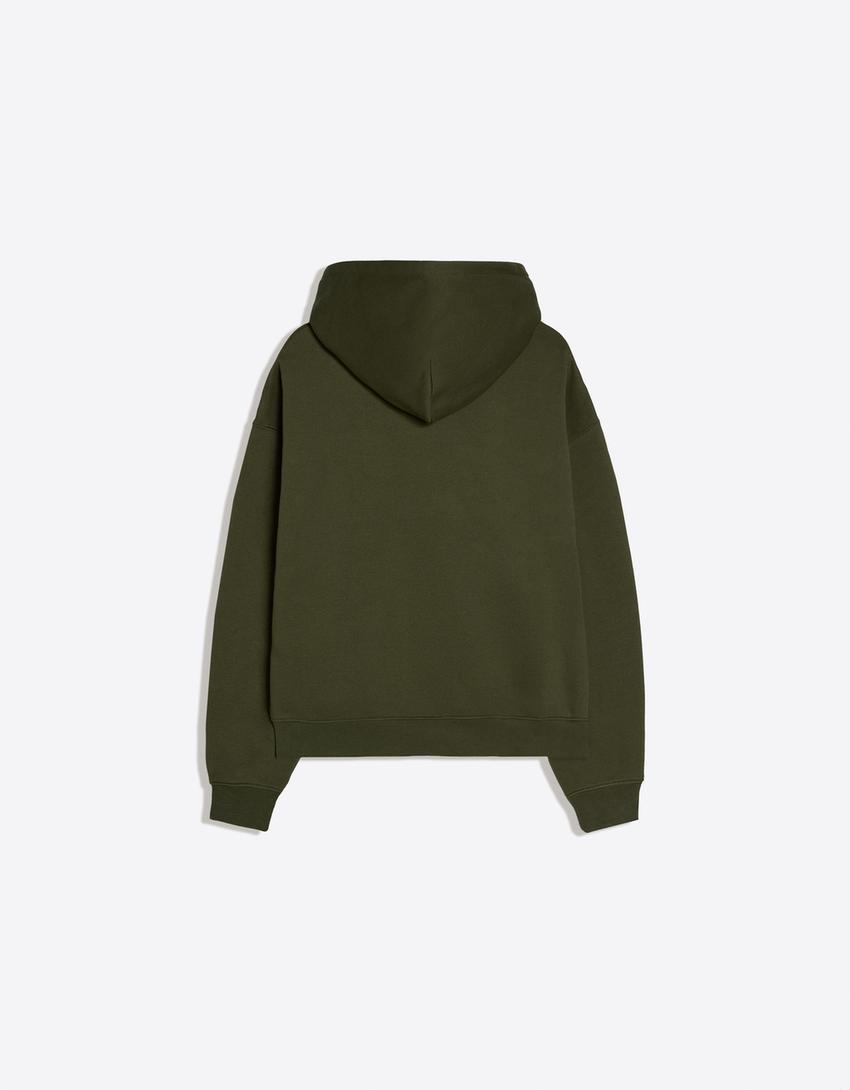 Sudadera capucha-Verde