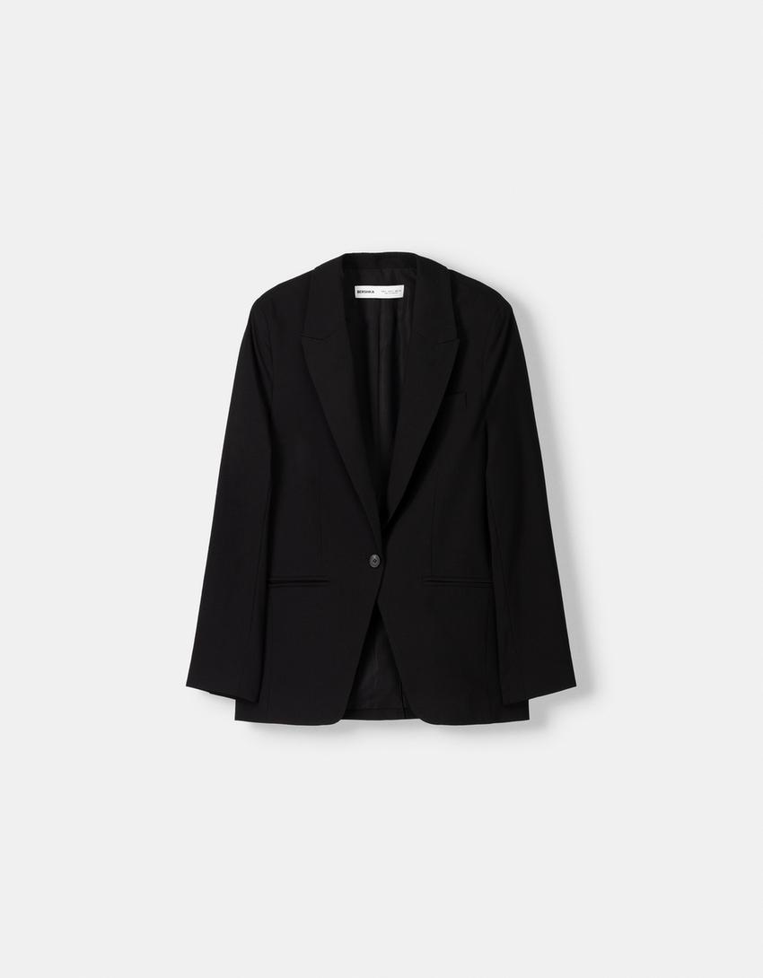 Blazer basique-Noir