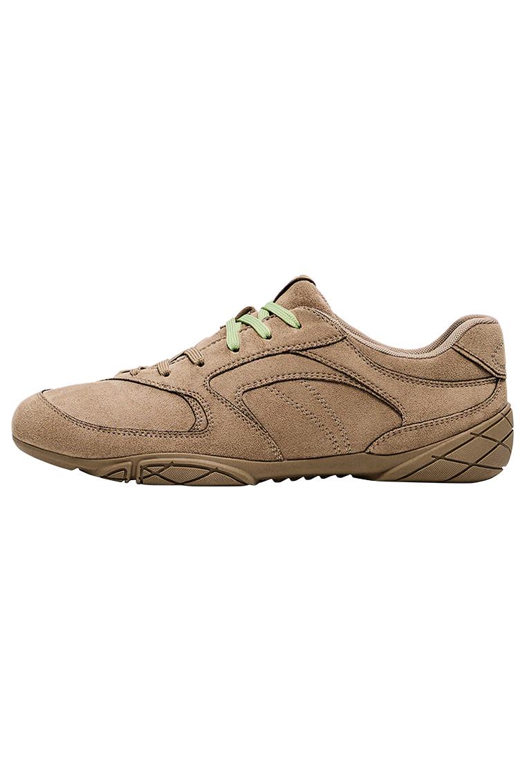 Flat sole trainers — TAUPE