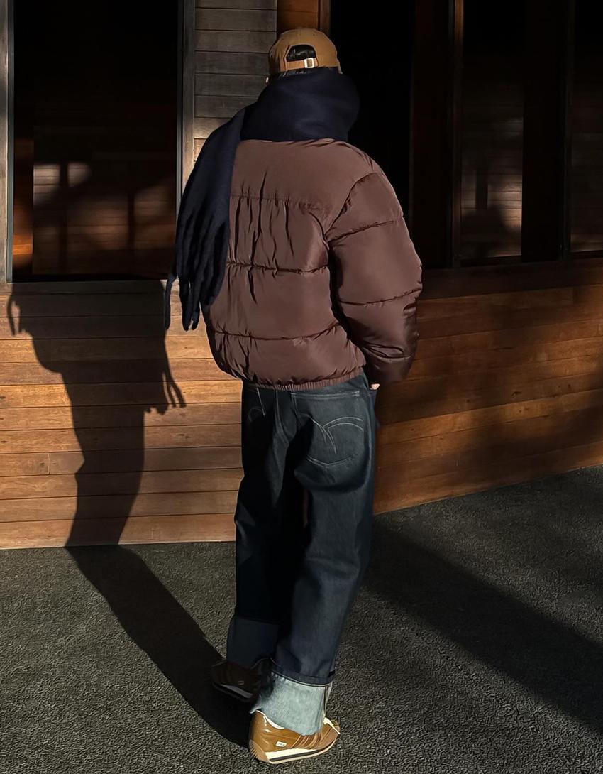 Hooded puffer jacket