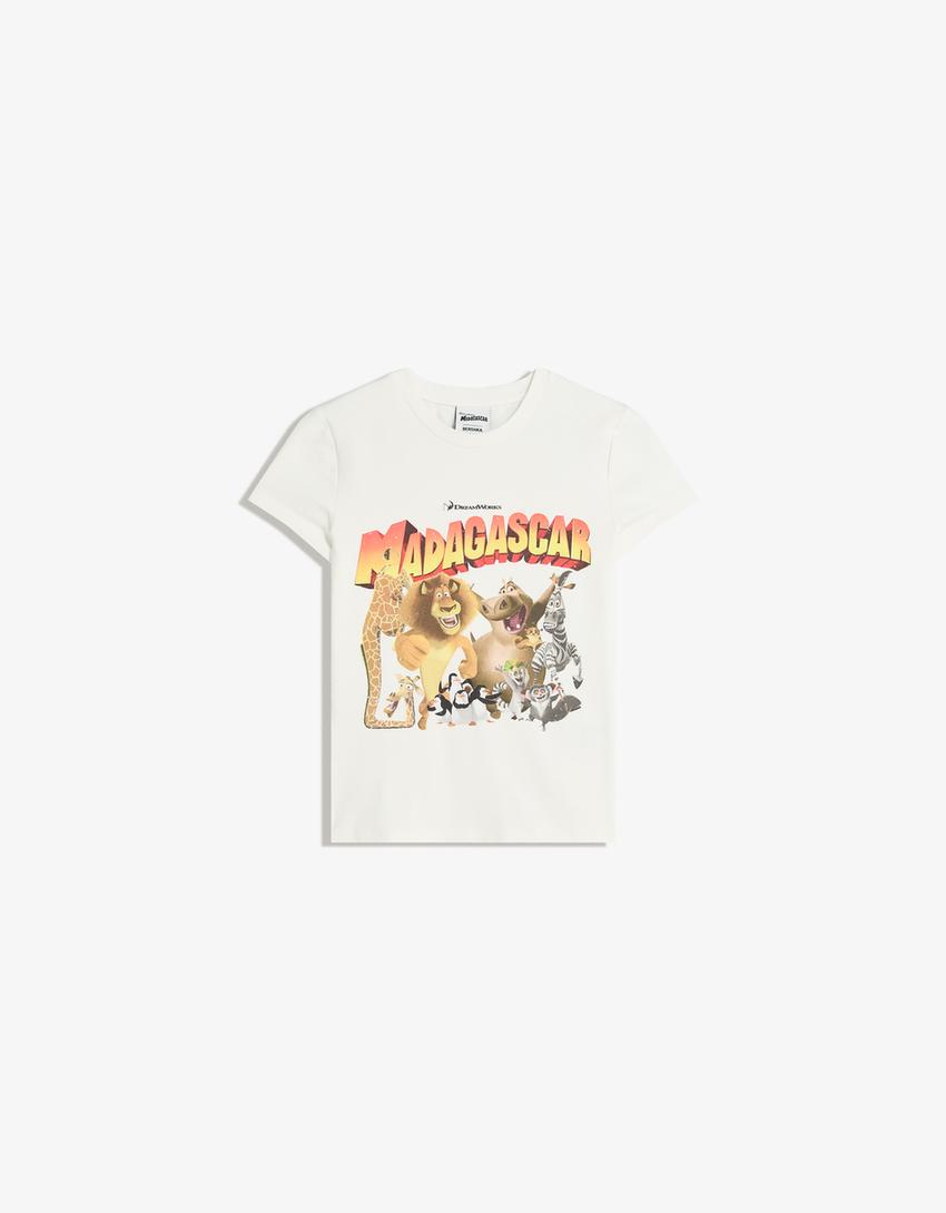 Short-sleeve Madagascar T-shirt-Off white