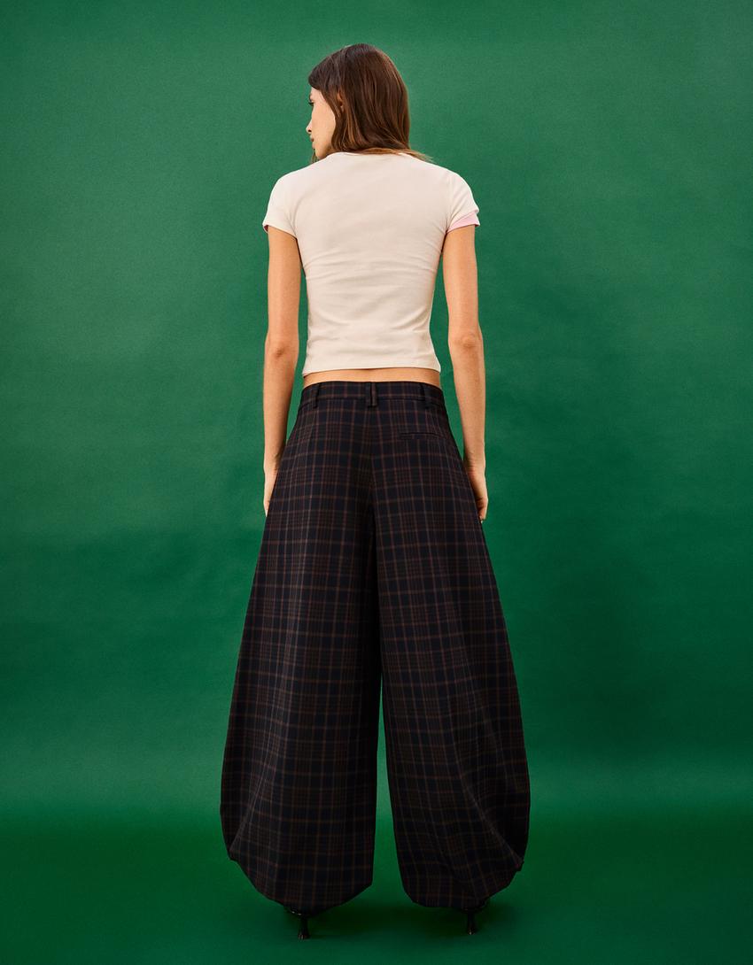 Drop crotch pants-Navy
