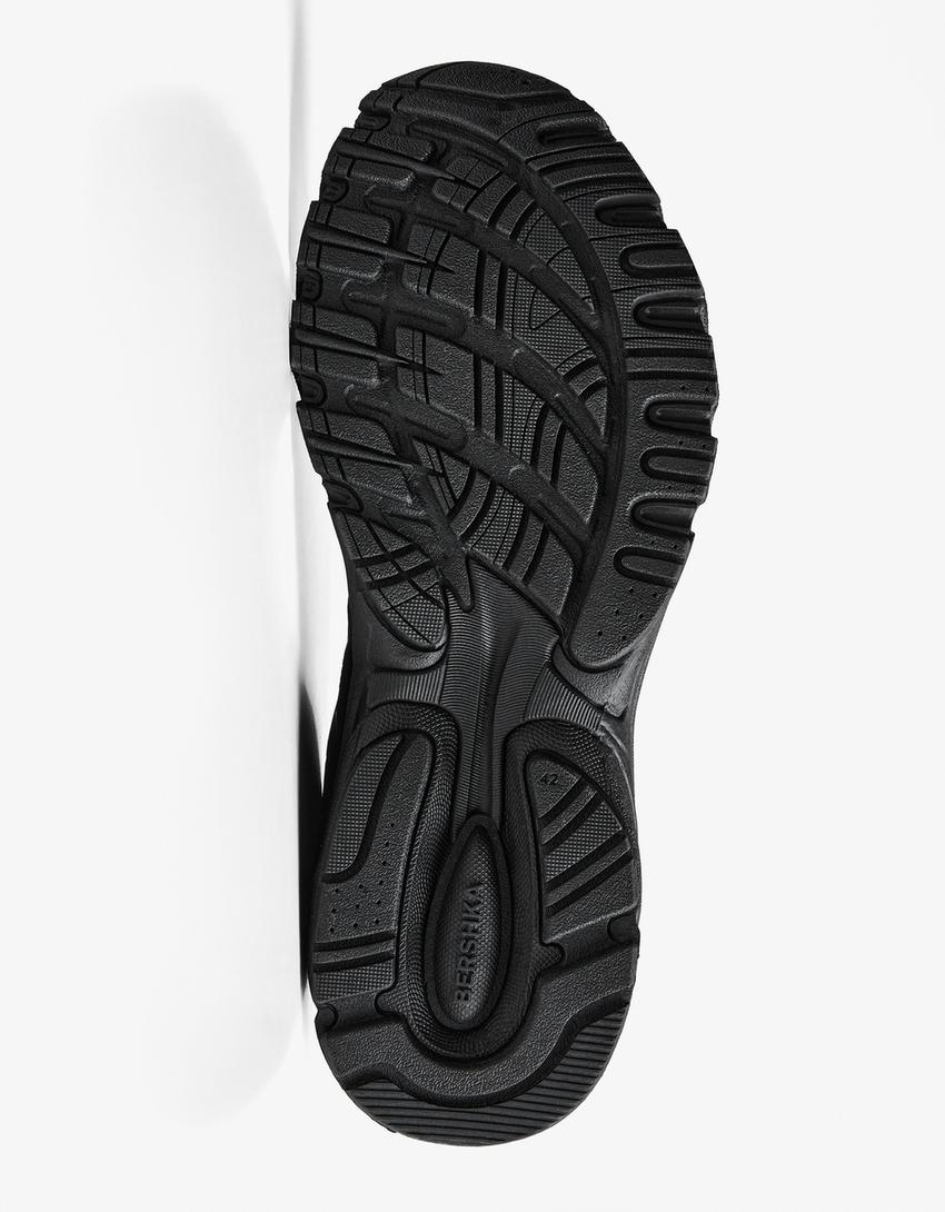 Sportiv casual multi-piese-Negru