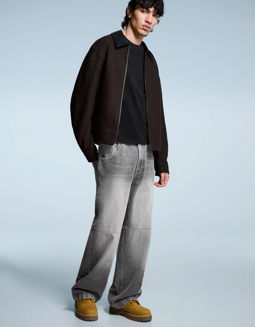 Super baggy jeans-Grey