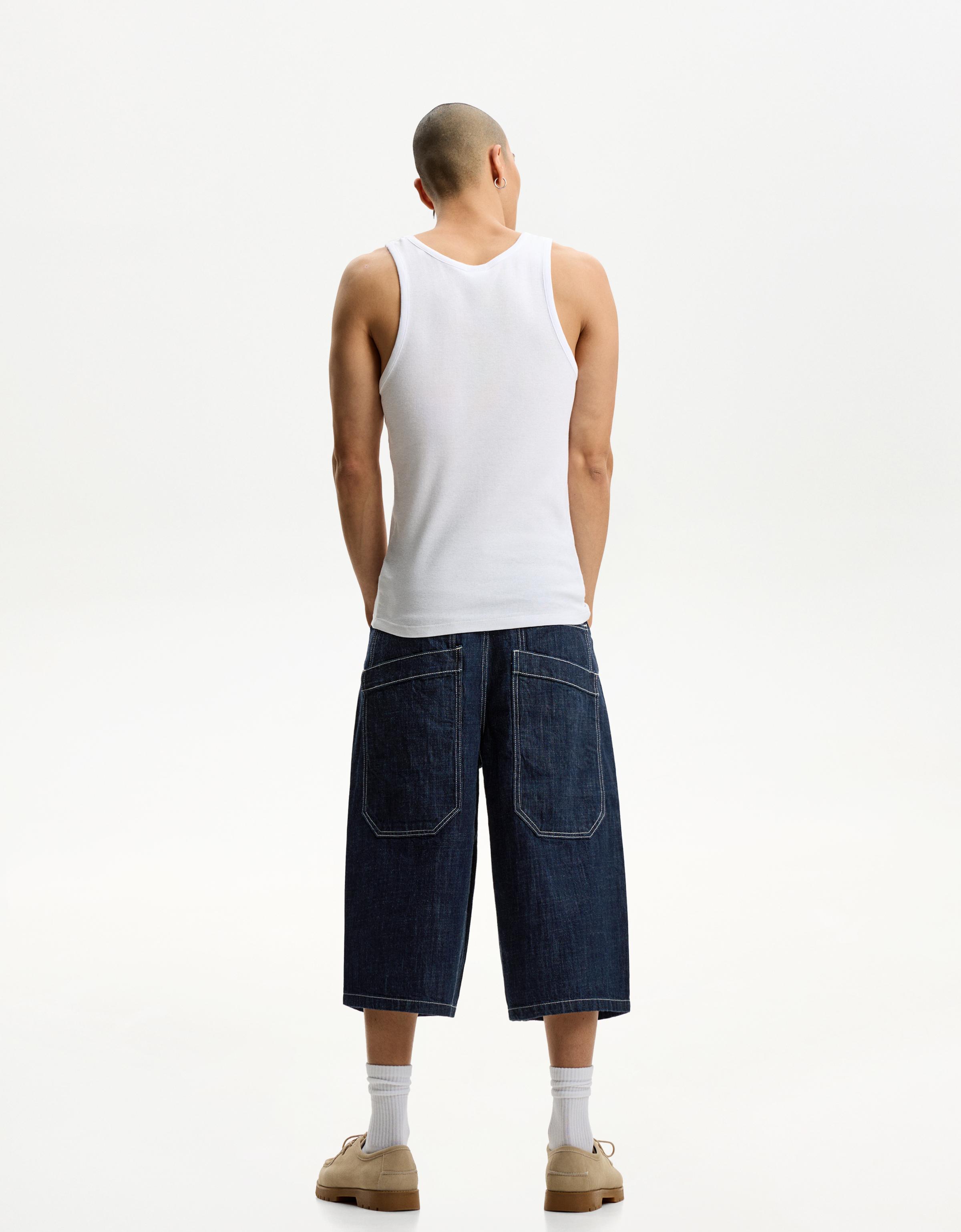 Denim baggy gurkha baker jorts – YZ