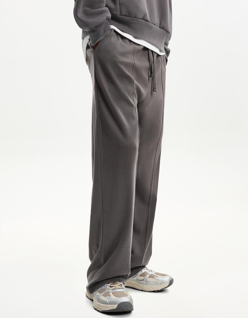 Wide-Leg-Hose-Grau-2