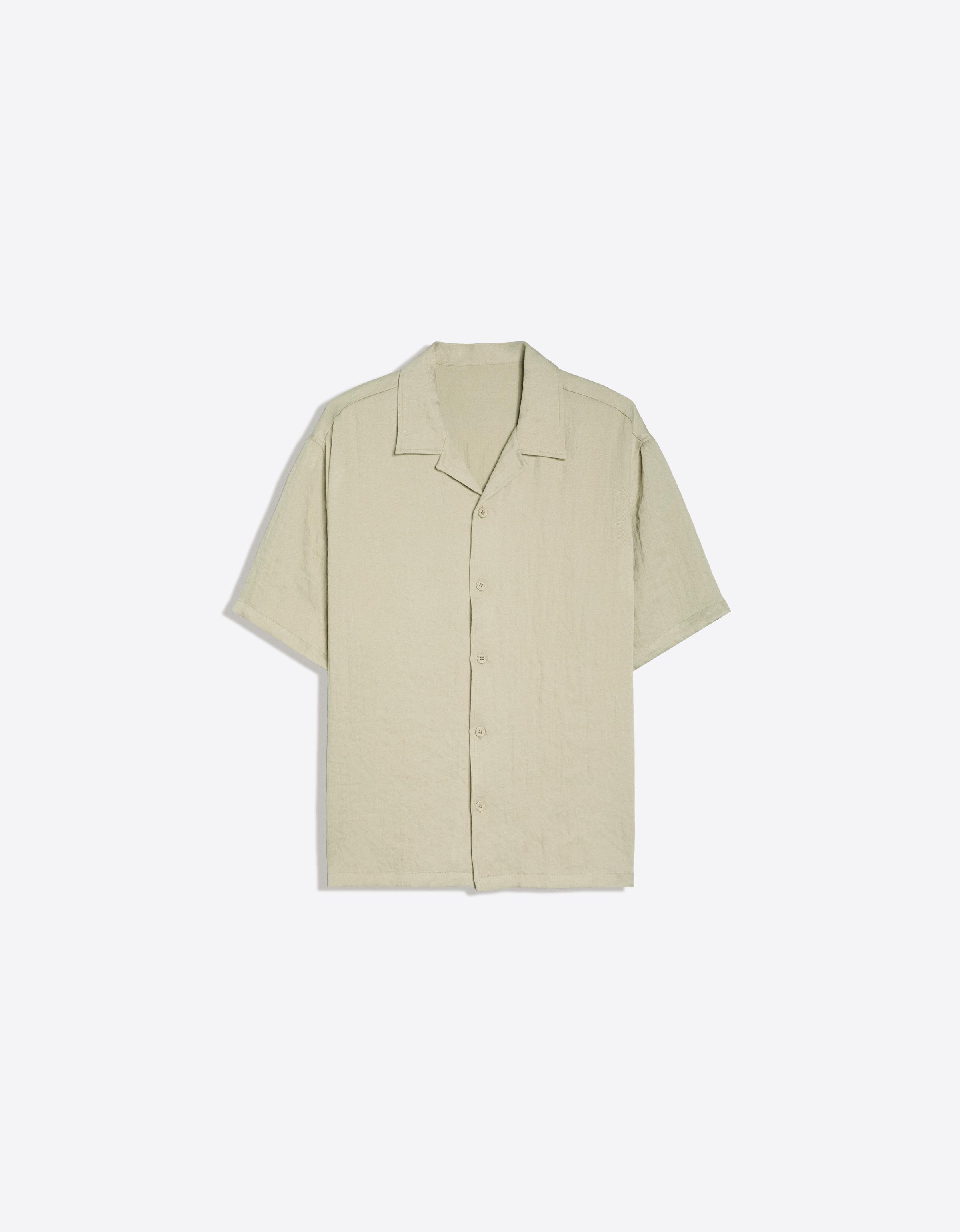 Rustic short sleeve shirt — Green
