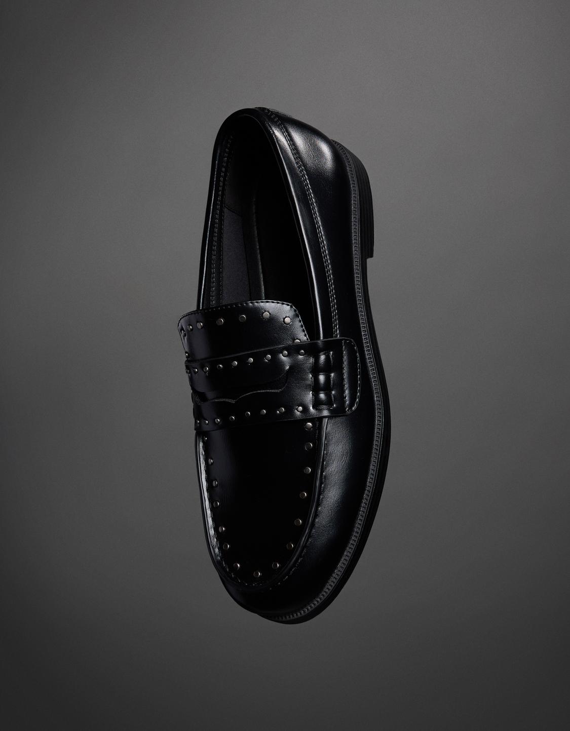 Studded loafers