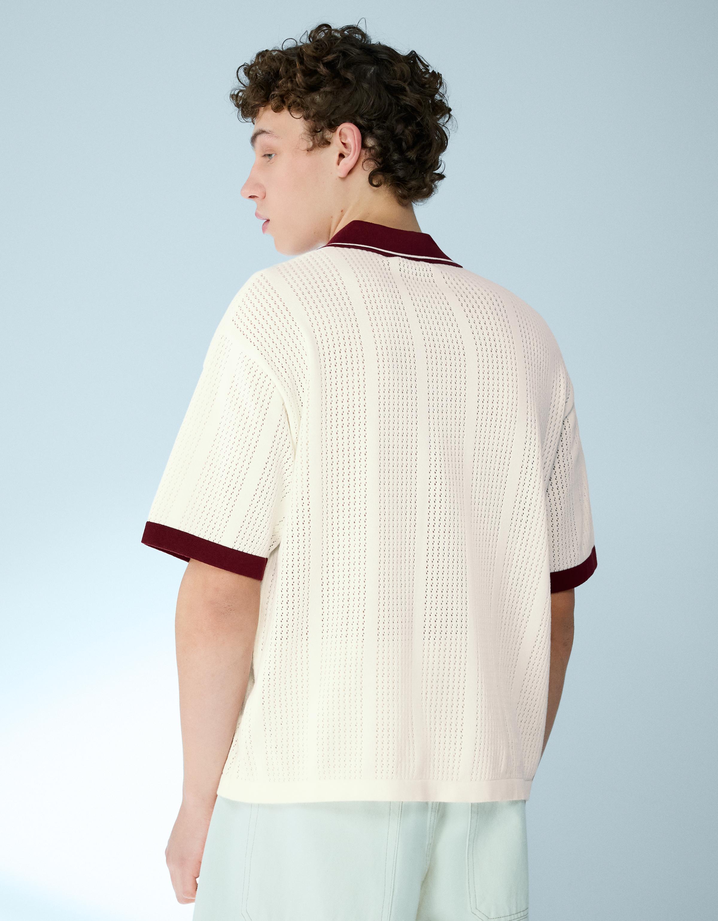 Kısa kollu baskılı polo - Görsel 10