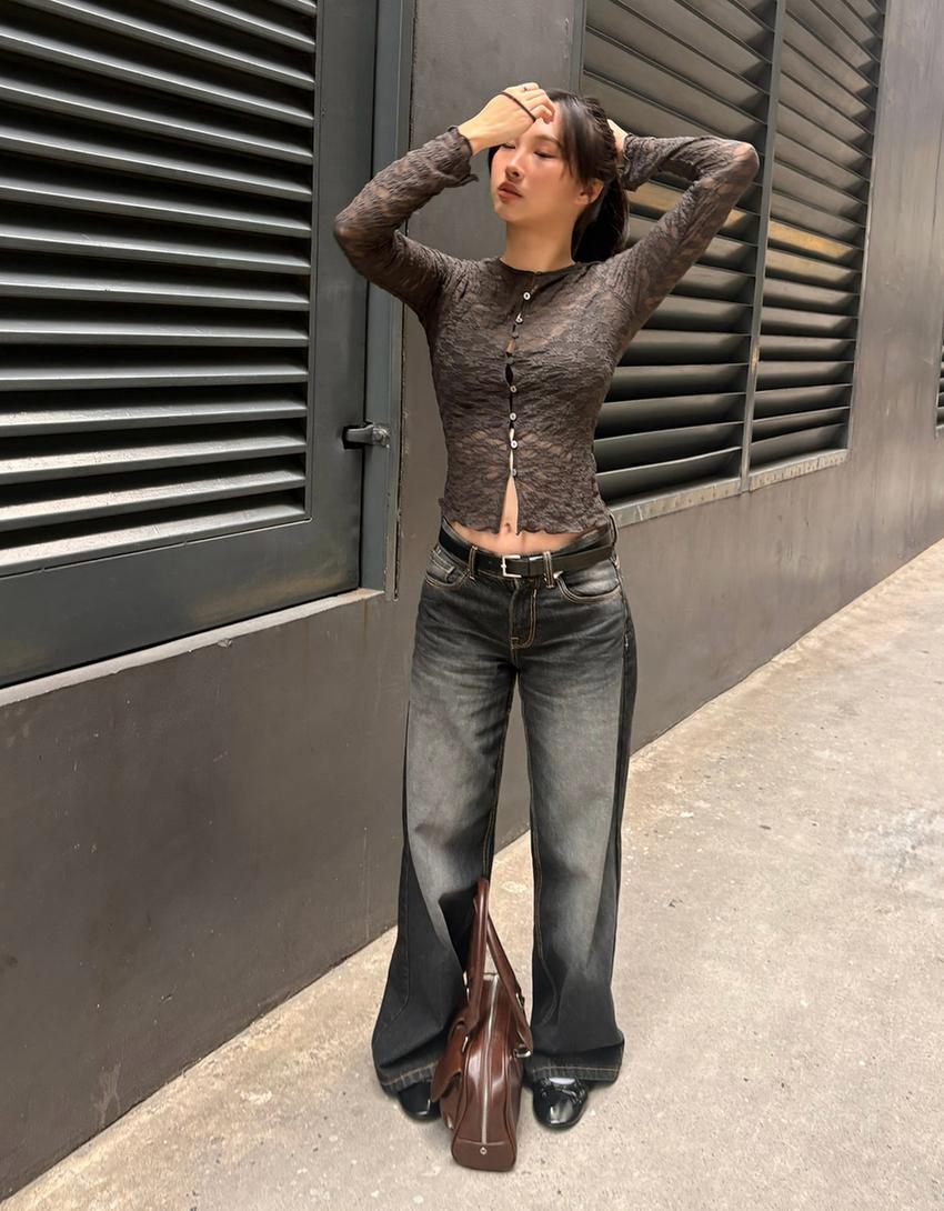 Boyfriend jeans-Black