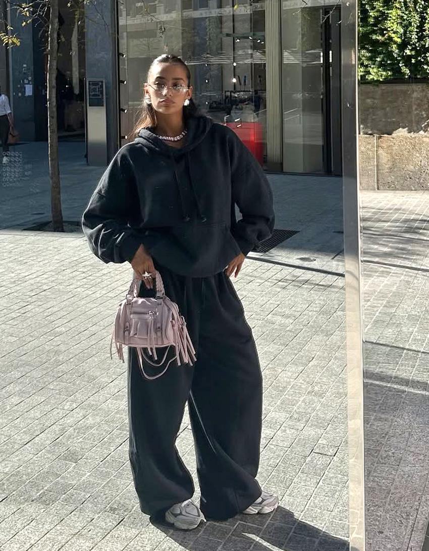 Oversize hoodie-Dark grey