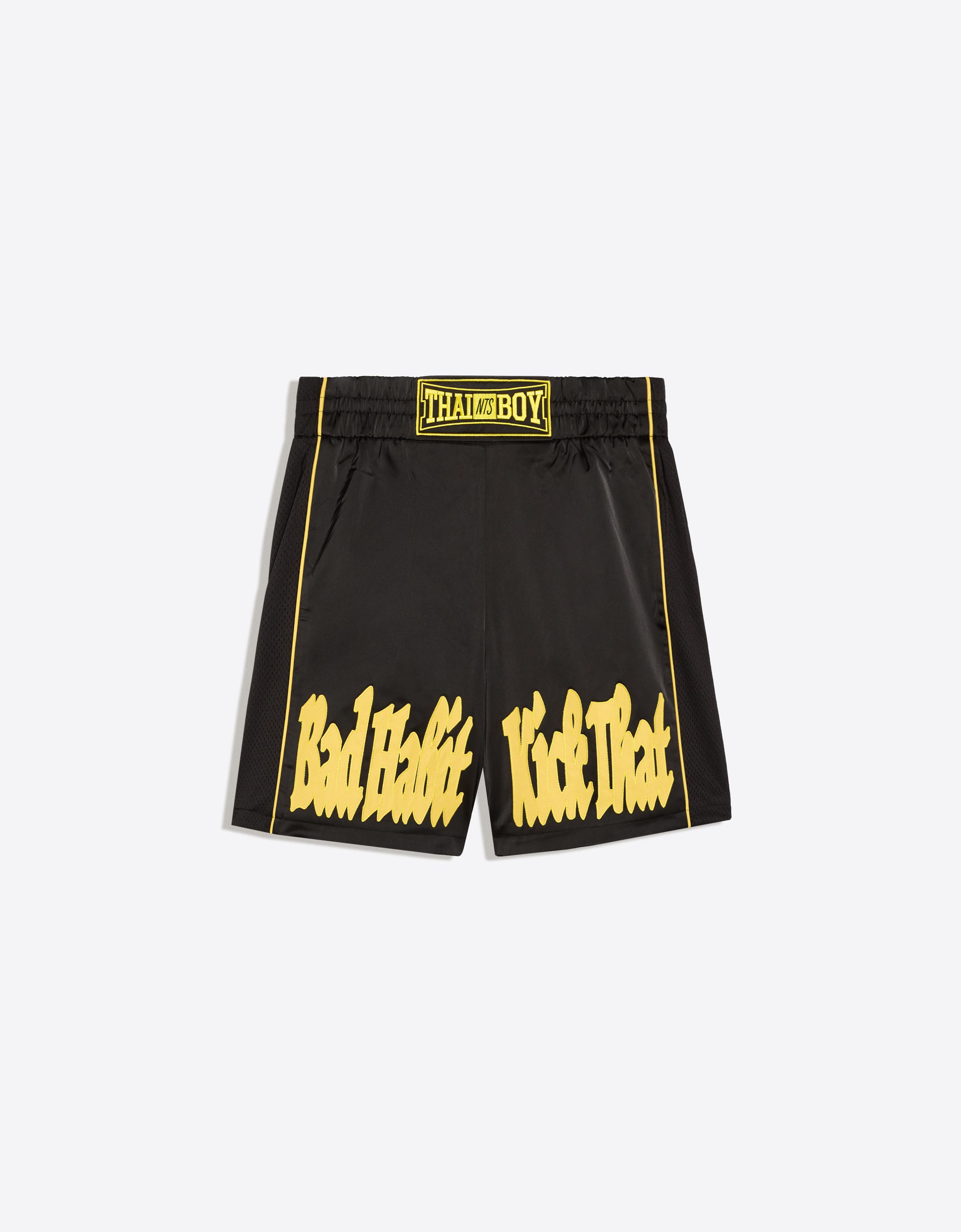 Boxy Bermuda shorts NTS X THAIBOY DIGITAL — Black