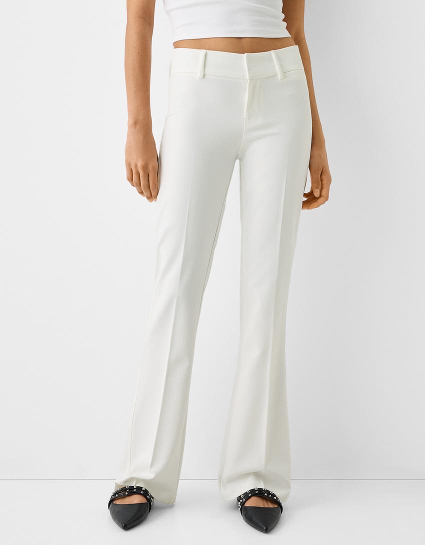 بنطال جرسي بقصّة رسمية-كريمي-1