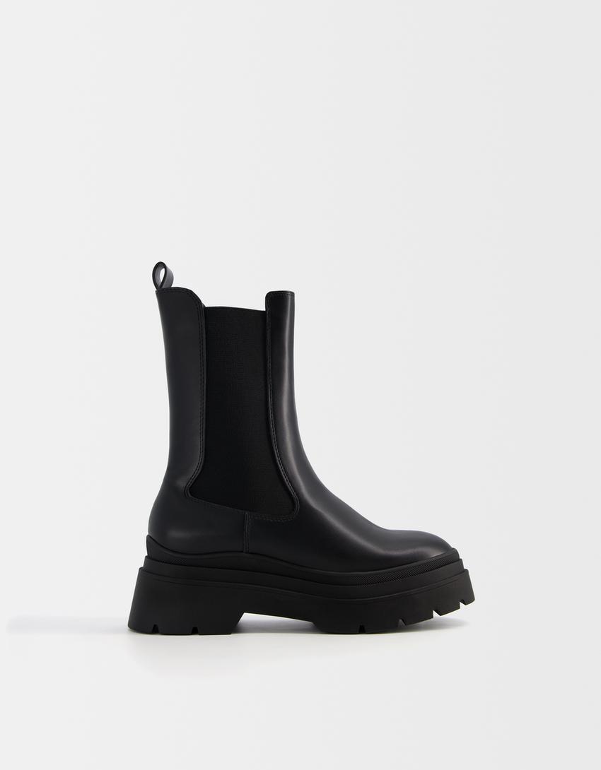 Bershka Platform Bot Botins Bershka Ankle Boots Botas Con