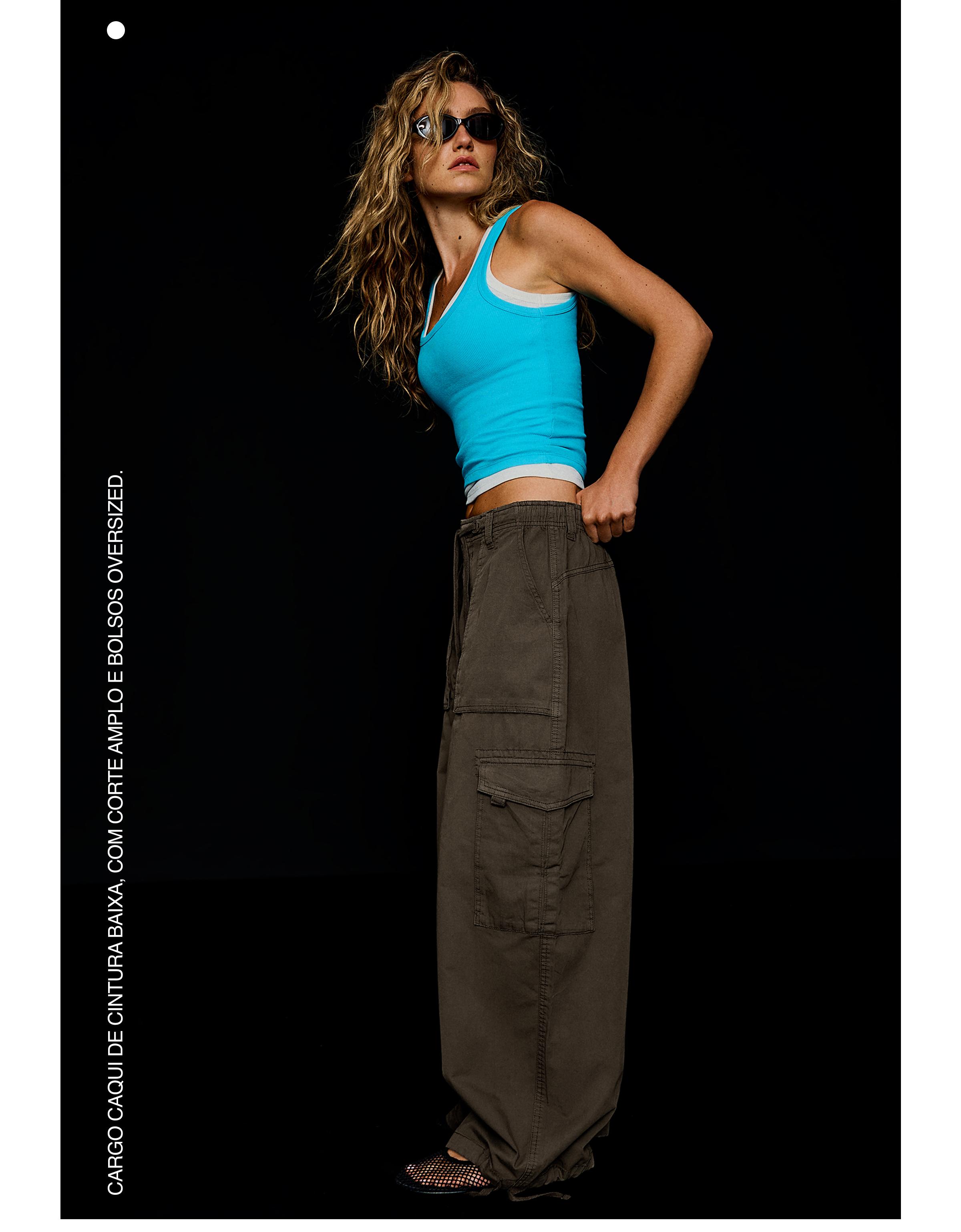 Parachute cargo trousers — Sand