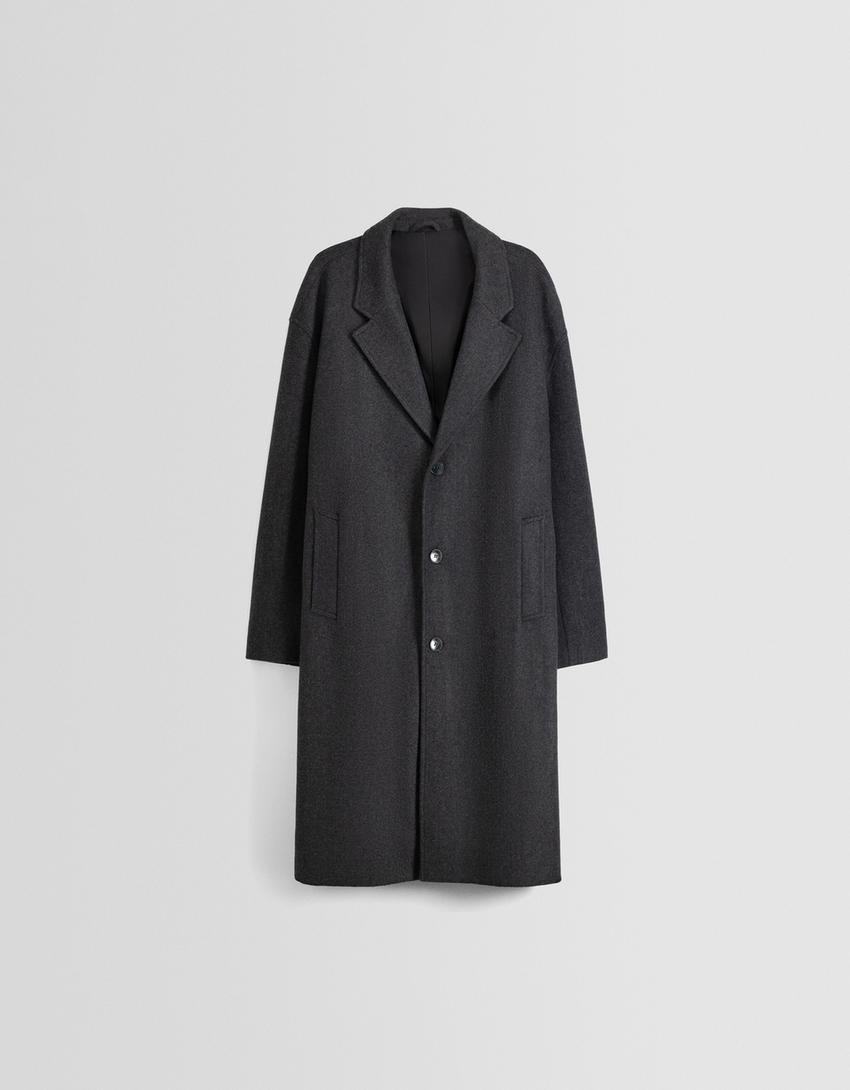 Manteau confort-Gris-4