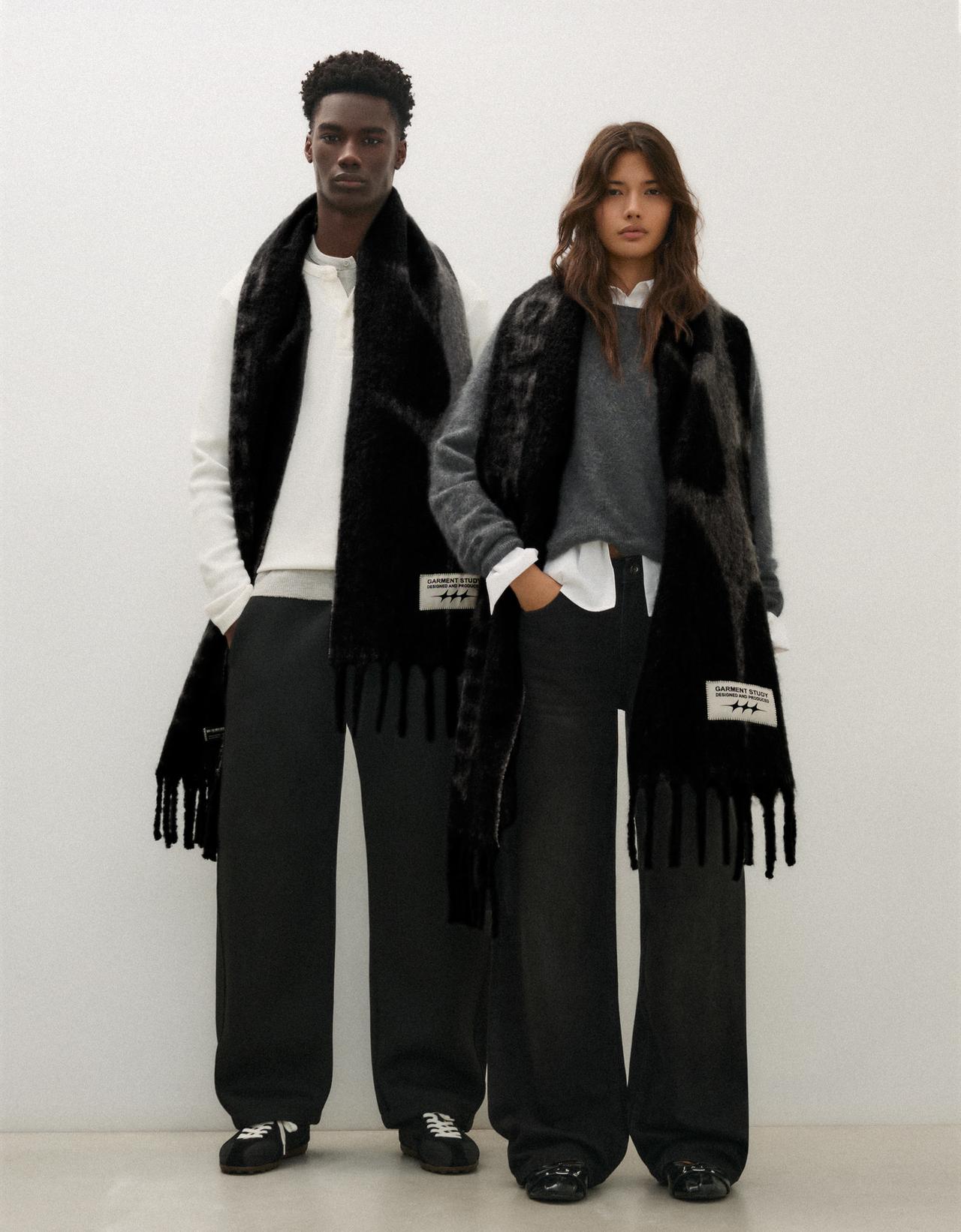 Star scarf — Grey