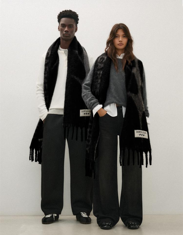Star scarf — Grey