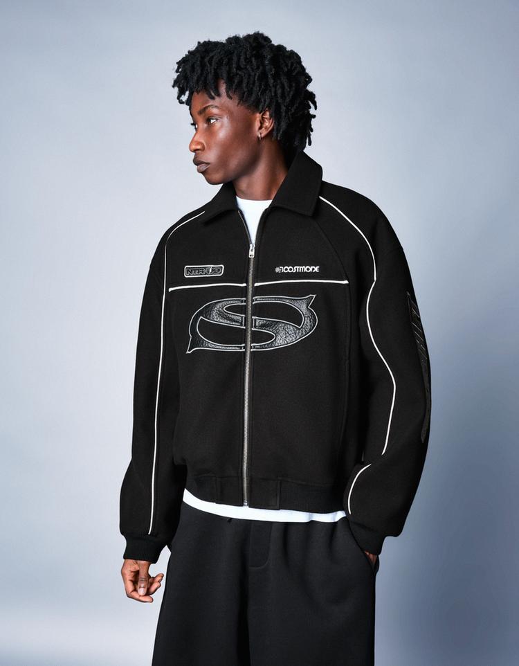 Cazadora paño parches