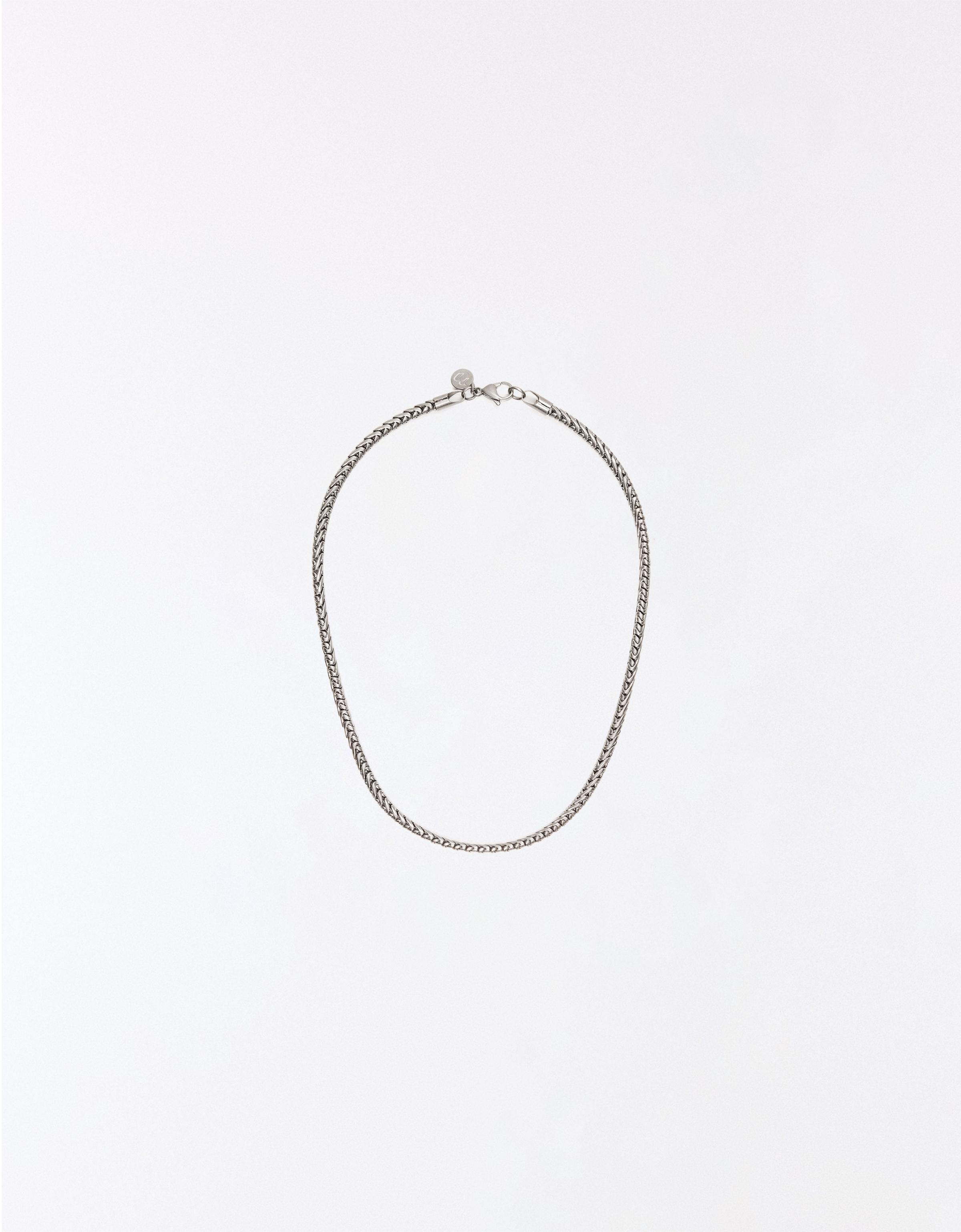 Tubular steel chain — Silver