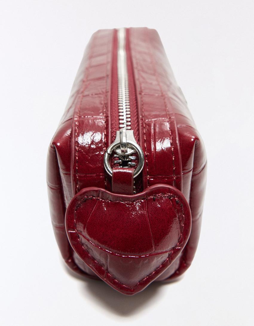 Estuche textura-Burdeos