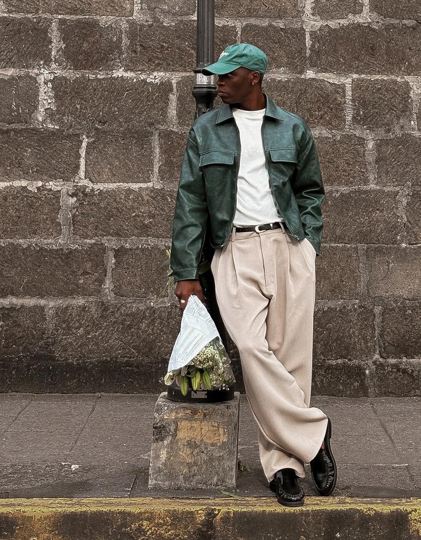 Gathered loafers-BLACK